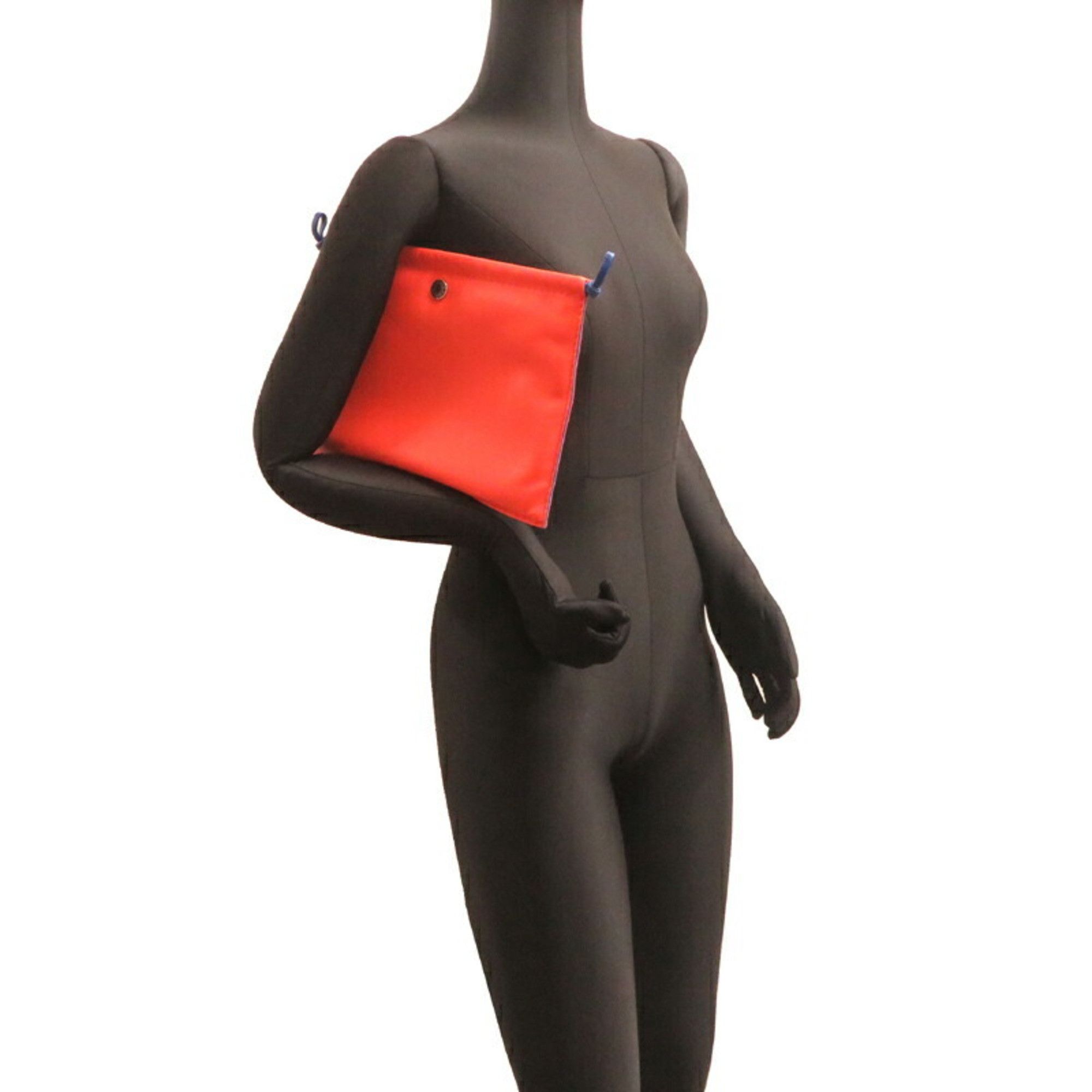 Hermes Hermes Hermès Pillowcase Crude Cell U Stamp Women's Pouch Anjou Miro Swift Orange Size ONE SIZE - 8 Thumbnail