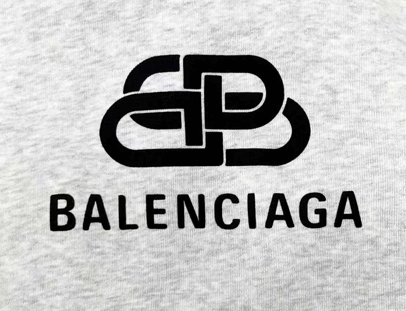Balenciaga Balenciaga Gray Logo Zip Hoodie - dmc Size US S / EU 44-46 / 1 - 5 Thumbnail