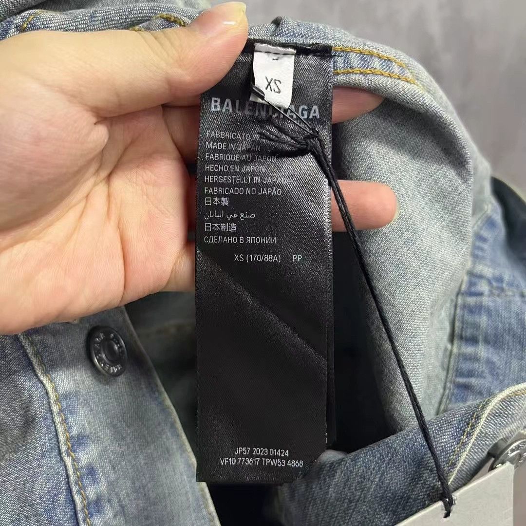 Balenciaga Balenciaga Blue Denim Jacket 2024 - dmc Size US XS / EU 42 / 0 - 3 Thumbnail
