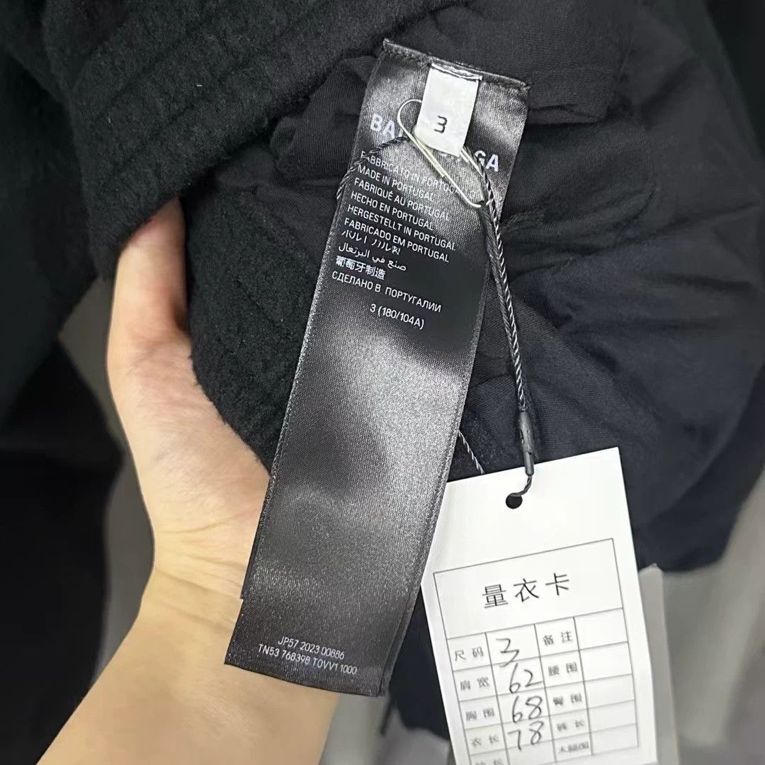 Balenciaga Balenciaga Black Logo Zip Jacket - dmc Size US S / EU 44-46 / 1 - 4 Thumbnail