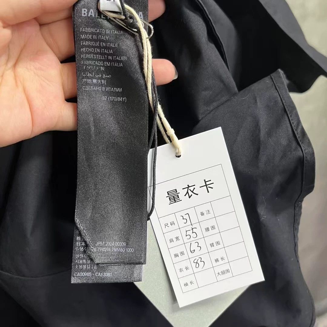 Balenciaga Balenciaga Black Printed Short Sleeve Shirt - dmc Size US S / EU 44-46 / 1 - 5 Thumbnail