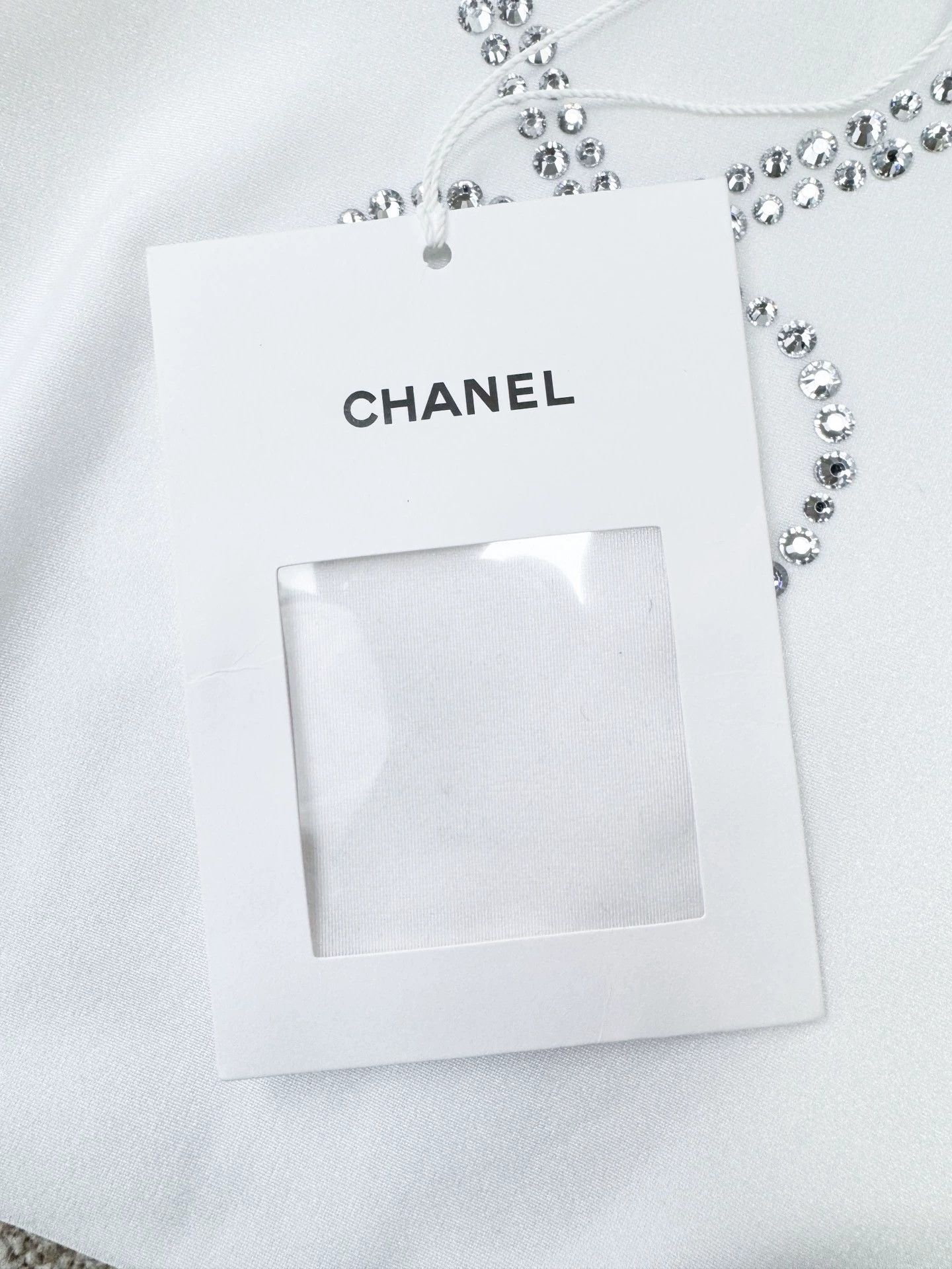 Chanel Chanel White Heart Crystal Longsleeve Top - dmc Size US M / EU 48-50 / 2 - 4 Thumbnail