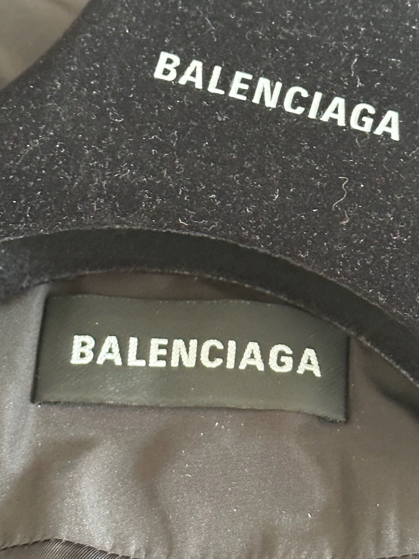 Balenciaga Balenciaga Black Logo Cotton Jacket - dmc Size US L / EU 52-54 / 3 - 4 Thumbnail
