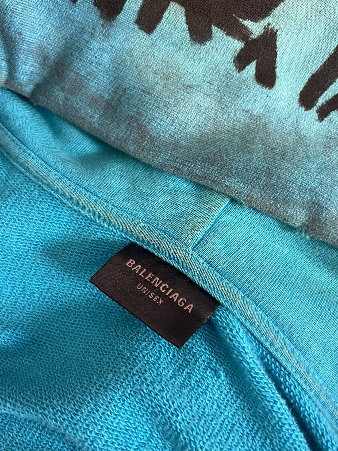 Balenciaga Balenciaga Skater Graffiti Distressed Hoodie - dmc Size US XXL / EU 58 / 5 - 2 Thumbnail