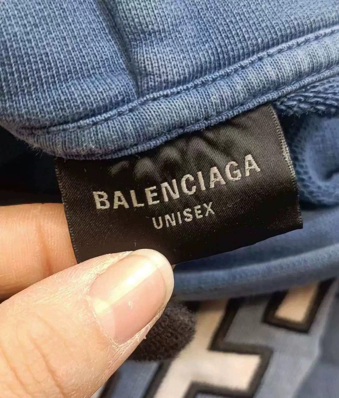 Balenciaga Balenciaga Berkind Washed Blue Hoodie - dmc Size US S / EU 44-46 / 1 - 3 Thumbnail