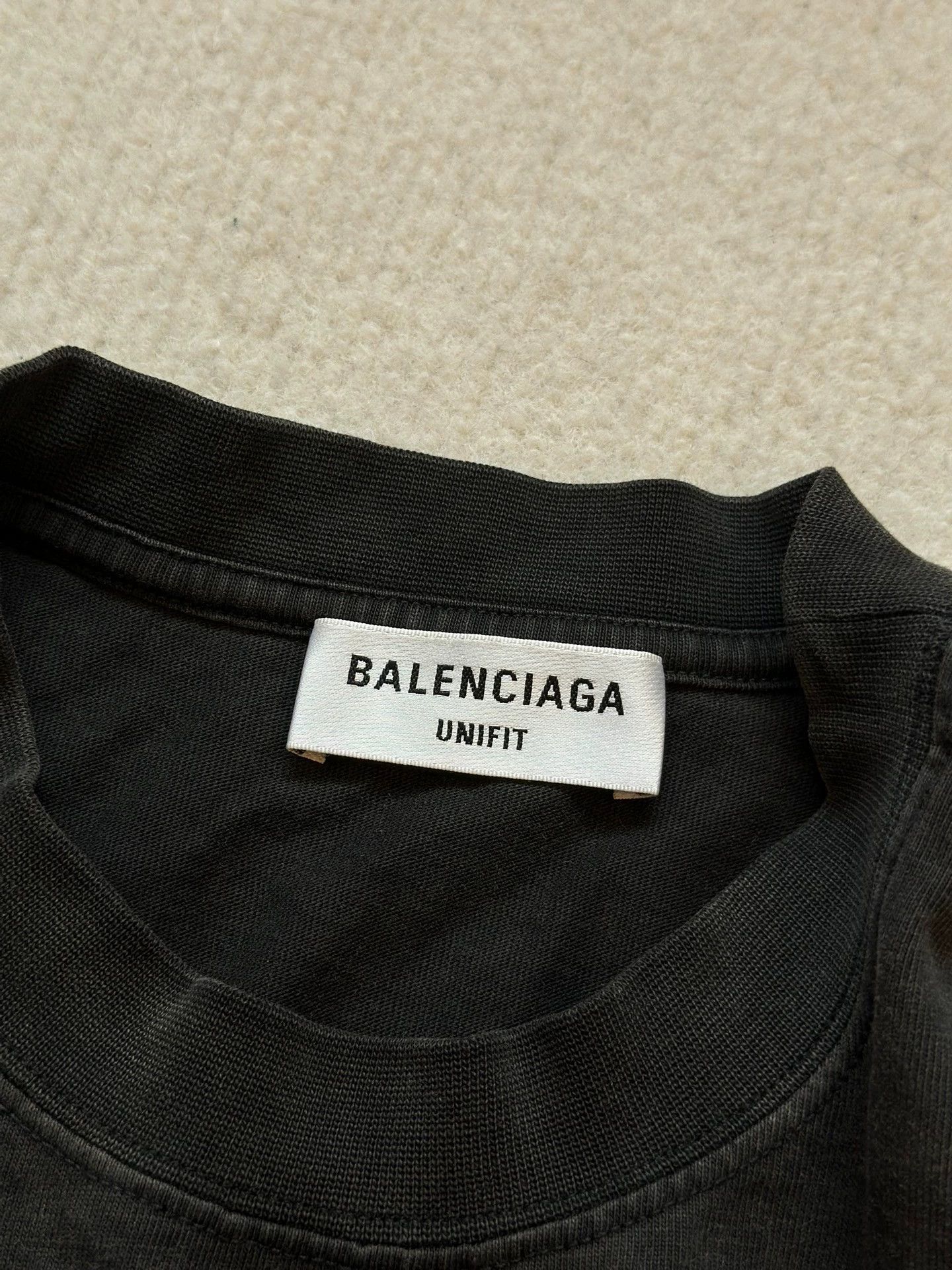 Balenciaga Balenciaga Sporty B Embroidered Washed Tee - dmc Size US S / EU 44-46 / 1 - 2 Thumbnail
