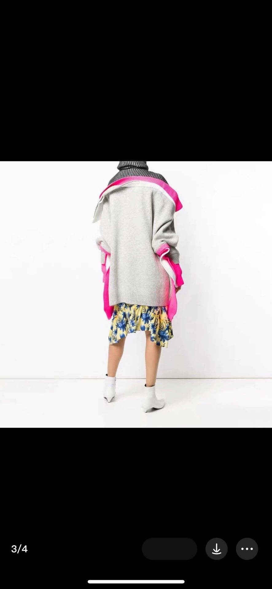 Balenciaga Balenciaga 18FW Layered Knit Sweater - dmc Size US XS / EU 42 / 0 - 4 Thumbnail