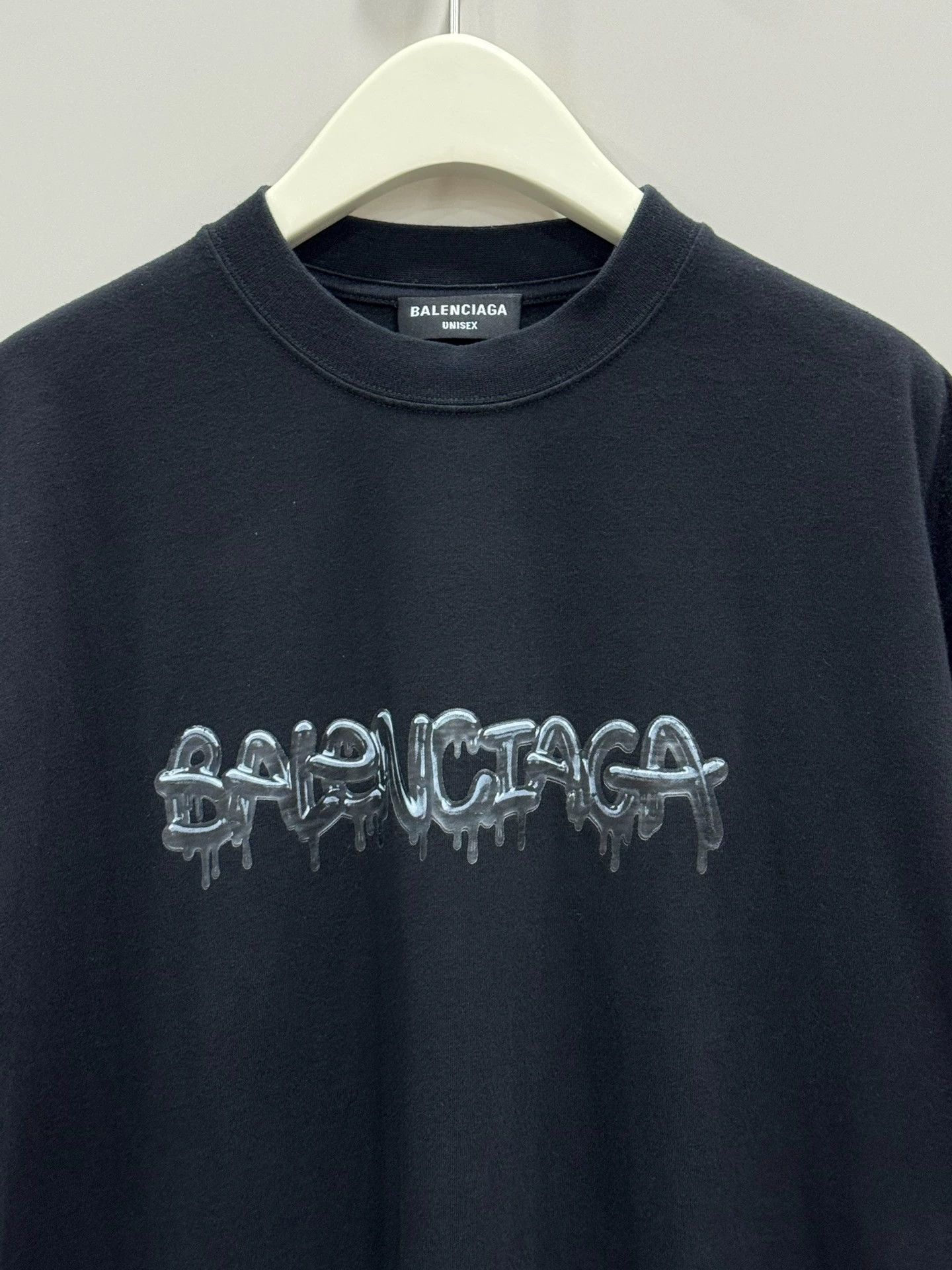 Balenciaga Balenciaga Silver Graffiti Short Sleeve Tee - dmc Size US XS / EU 42 / 0 - 3 Thumbnail
