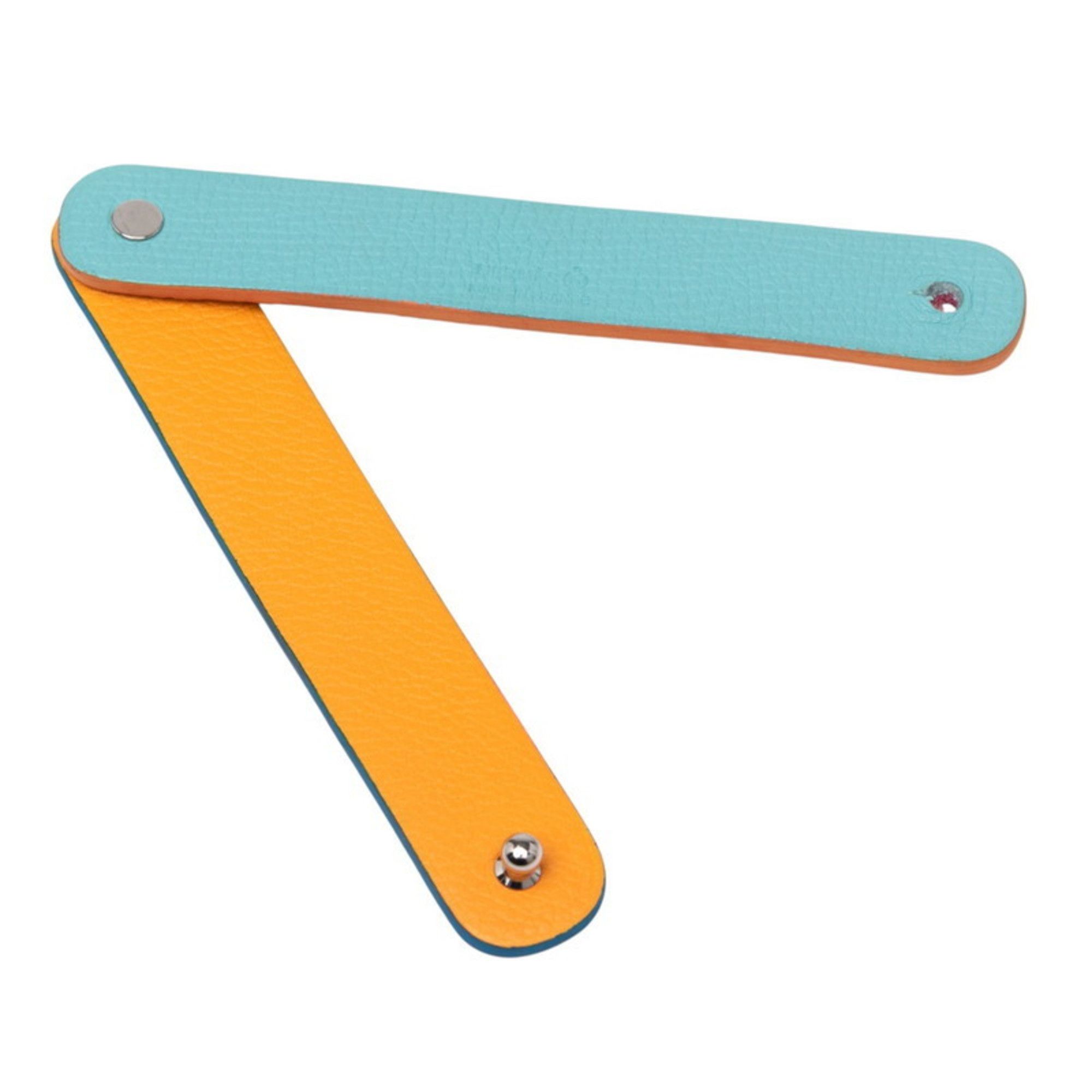 Hermes Hermes Petit H Bracelet, Multicolor, Silver Hardware, Leather, Women's, HERMES Size ONE SIZE - 4 Thumbnail