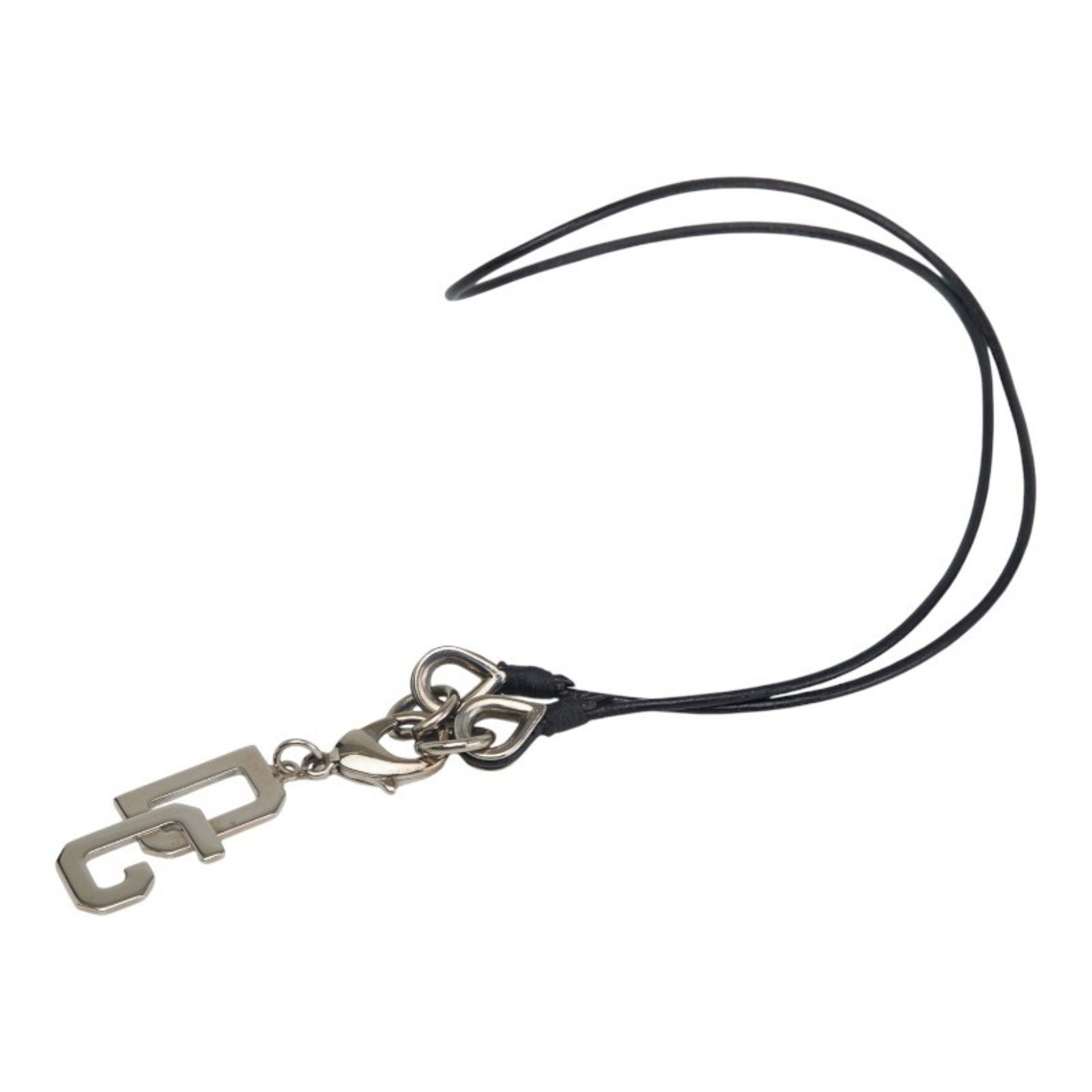 Dolce & Gabbana Dolce & Gabbana DG logo necklace in silver and black metal for men. Size ONE SIZE - 3 Thumbnail