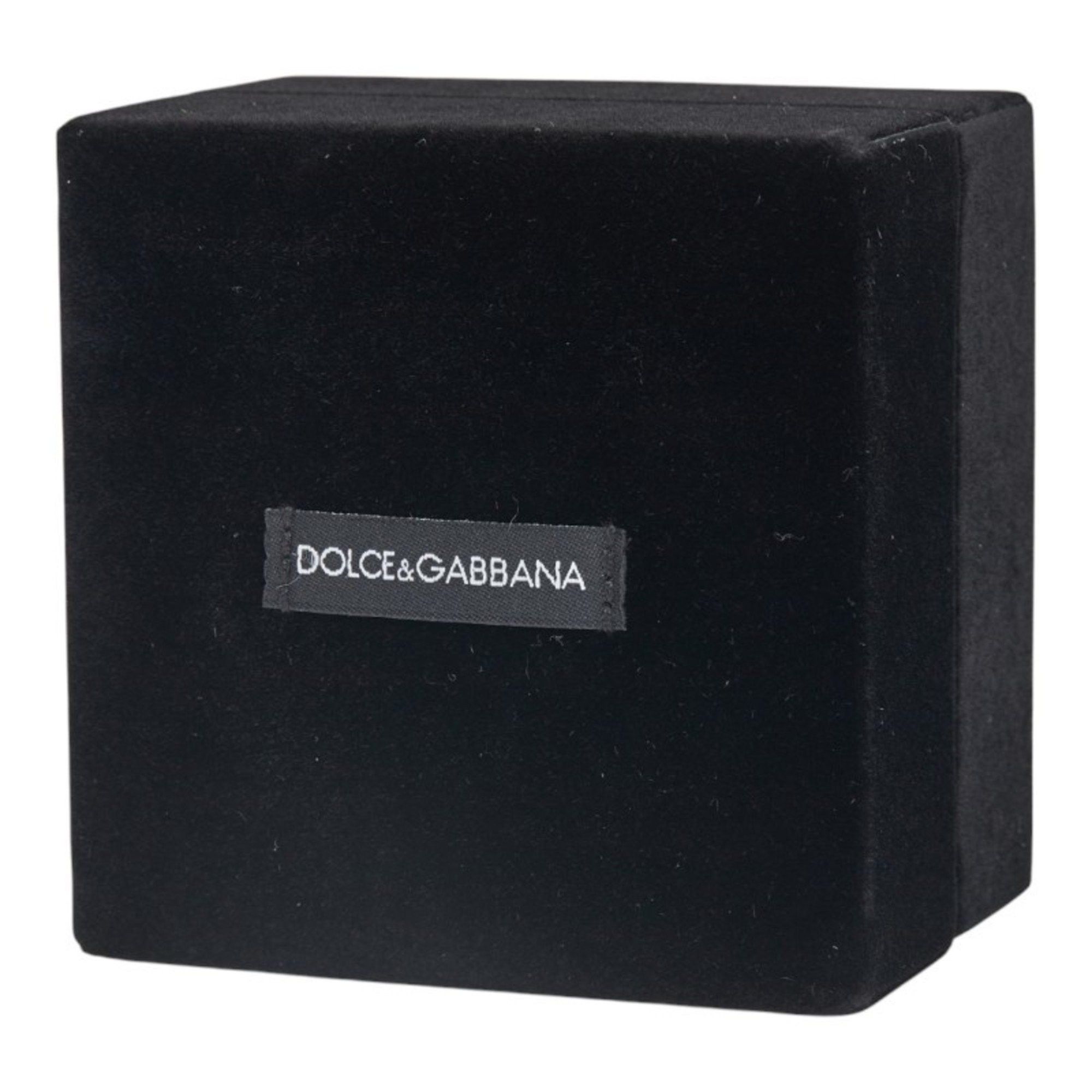 Dolce & Gabbana Dolce & Gabbana DG logo oval motif cufflinks in gold and red plating for men. Size ONE SIZE - 5 Thumbnail