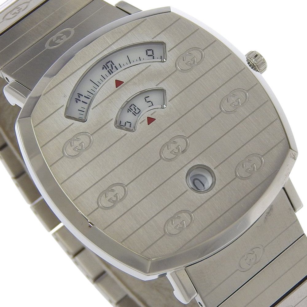 Gucci Gucci Gucci Grip Stainless Steel Watch Metal Quartz 157.3 DUTY FREE for USA Size ONE SIZE - 3 Thumbnail