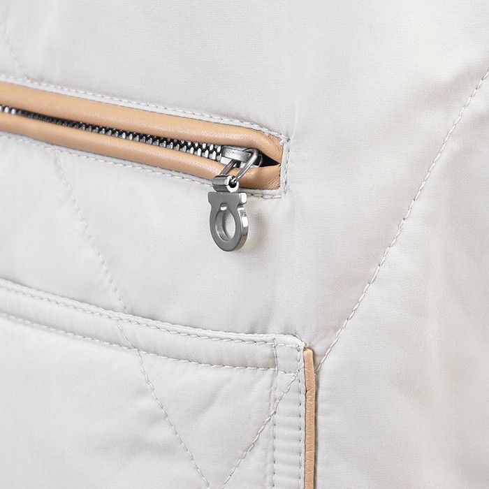 Salvatore Ferragamo Salvatore Ferragamo Salvatore Ferragamo Padded Leather Trim Jacket Others Outerwear DUTY FREE for USA Size ONE SIZE - 4 Thumbnail