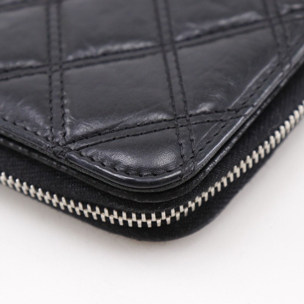 Chanel Chanel Chanel Paris New York Line Lambskin Long Wallet Leather Long Wallet DUTY FREE for USA Size ONE SIZE - 5 Thumbnail