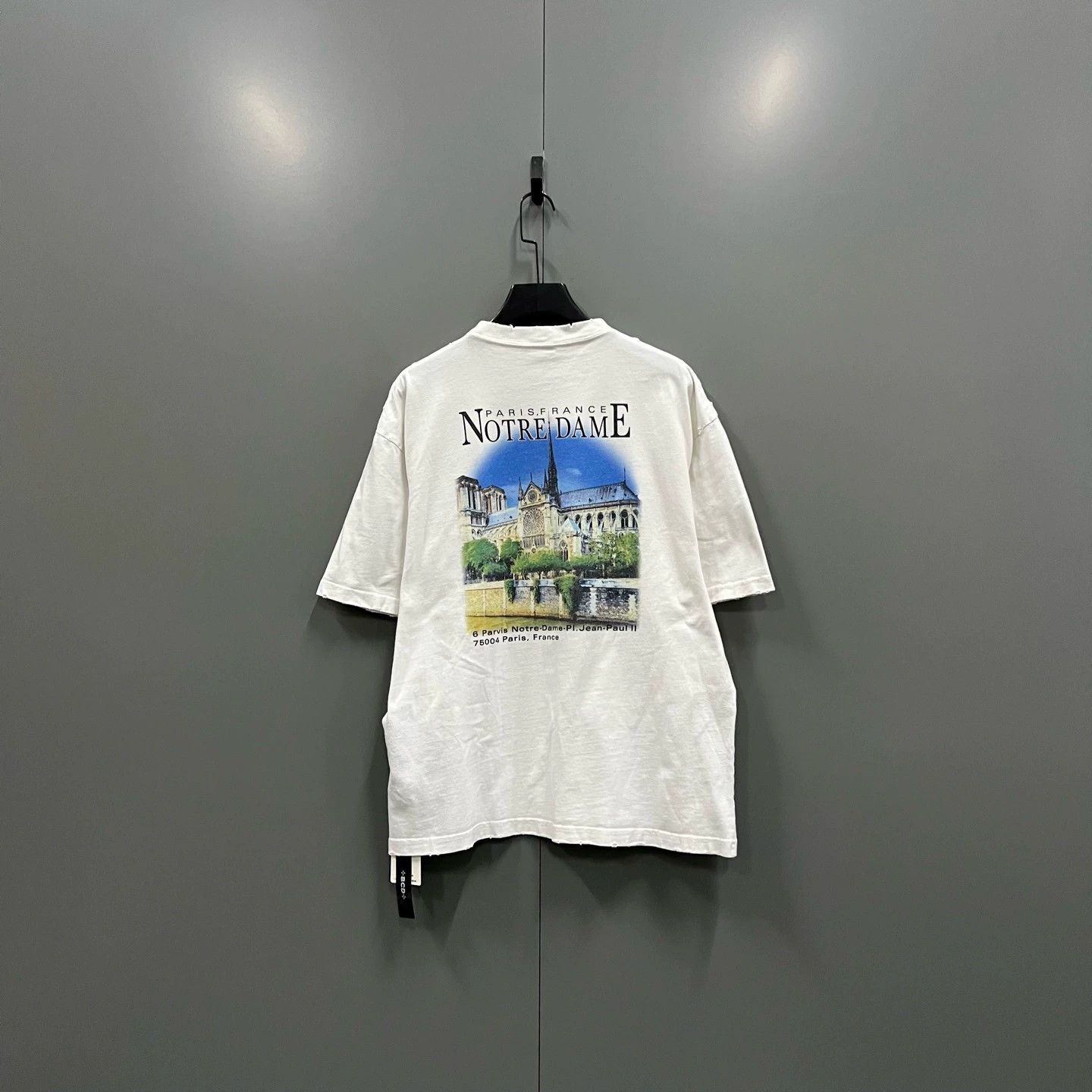 Balenciaga Balenciaga Vintage Cathedral Print Tee - dmc Size US XS / EU 42 / 0 - 2 Thumbnail