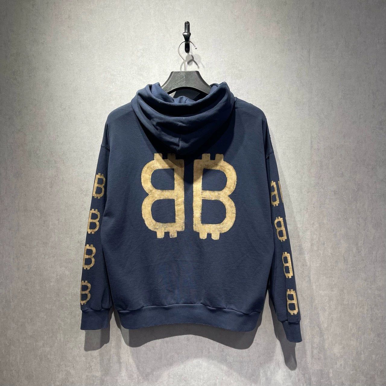 Balenciaga Balenciaga Double B Print Hoodie XS - dmc Size US XS / EU 42 / 0 - 2 Thumbnail