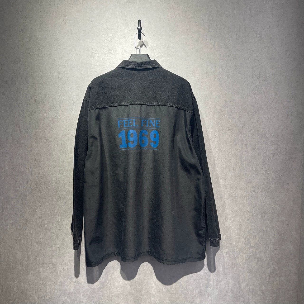 Balenciaga Balenciaga Denim Patchwork Back Print Jacket - dmc Size US L / EU 52-54 / 3 - 2 Thumbnail