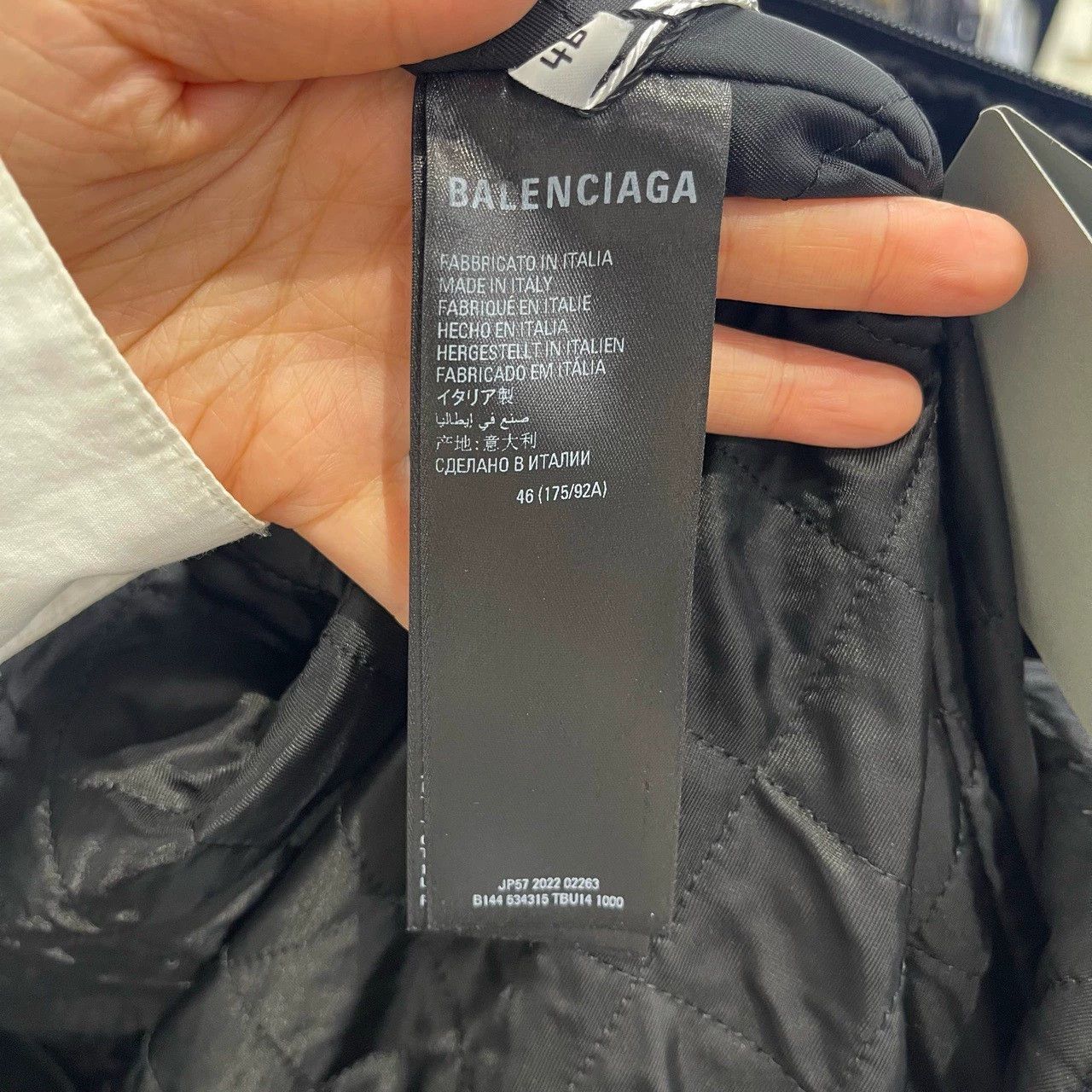 Balenciaga Balenciaga Logo Embroidered Cashmere Jacket - dmc Size US M / EU 48-50 / 2 - 4 Thumbnail