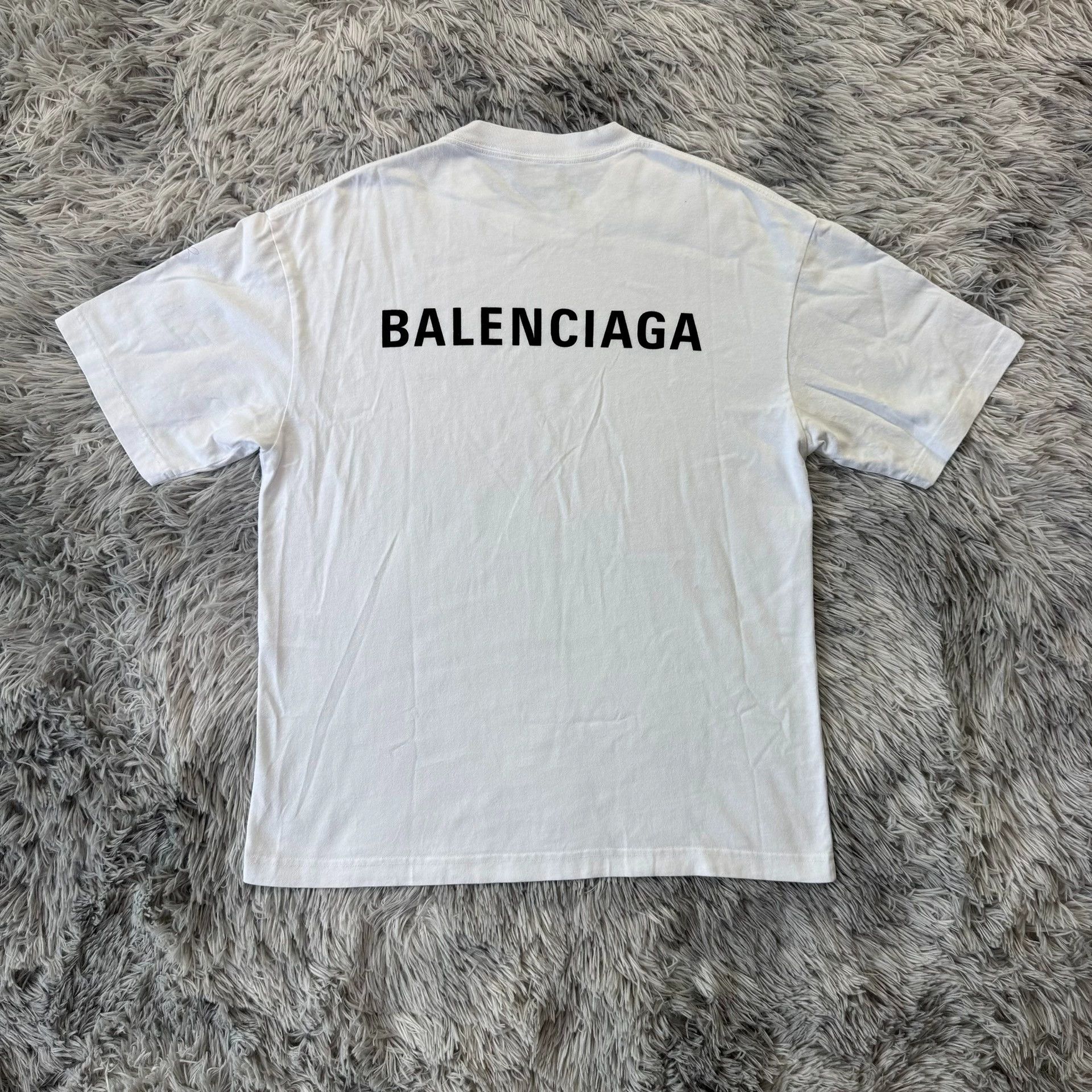 Balenciaga Balenciaga Back Logo Short Sleeve Tee - dmc Size US XS / EU 42 / 0 - 5 Thumbnail