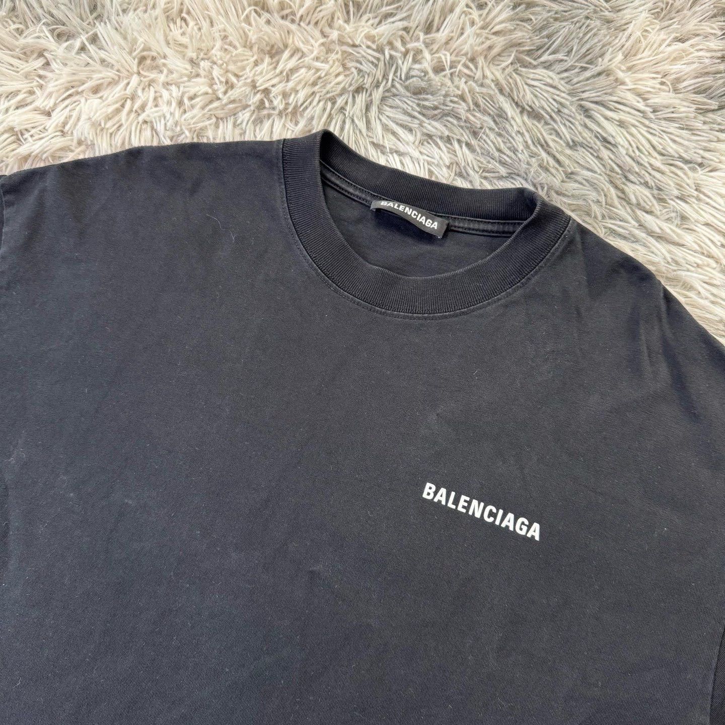 Balenciaga Balenciaga Back Logo Short Sleeve Tee - dmc Size US XS / EU 42 / 0 - 3 Thumbnail