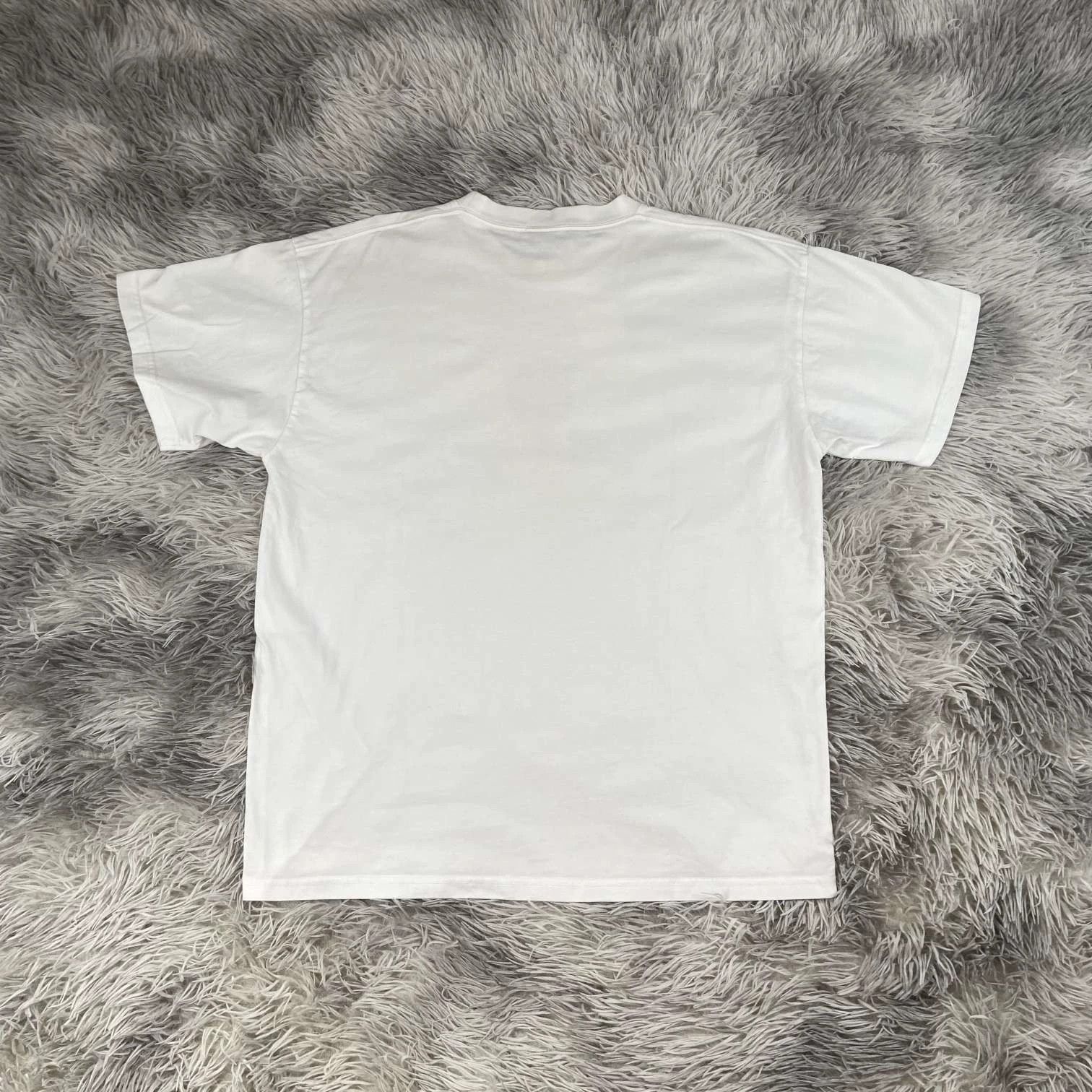 Balenciaga Balenciaga White Embroidered Logo T-Shirt - dmc Size US L / EU 52-54 / 3 - 2 Thumbnail