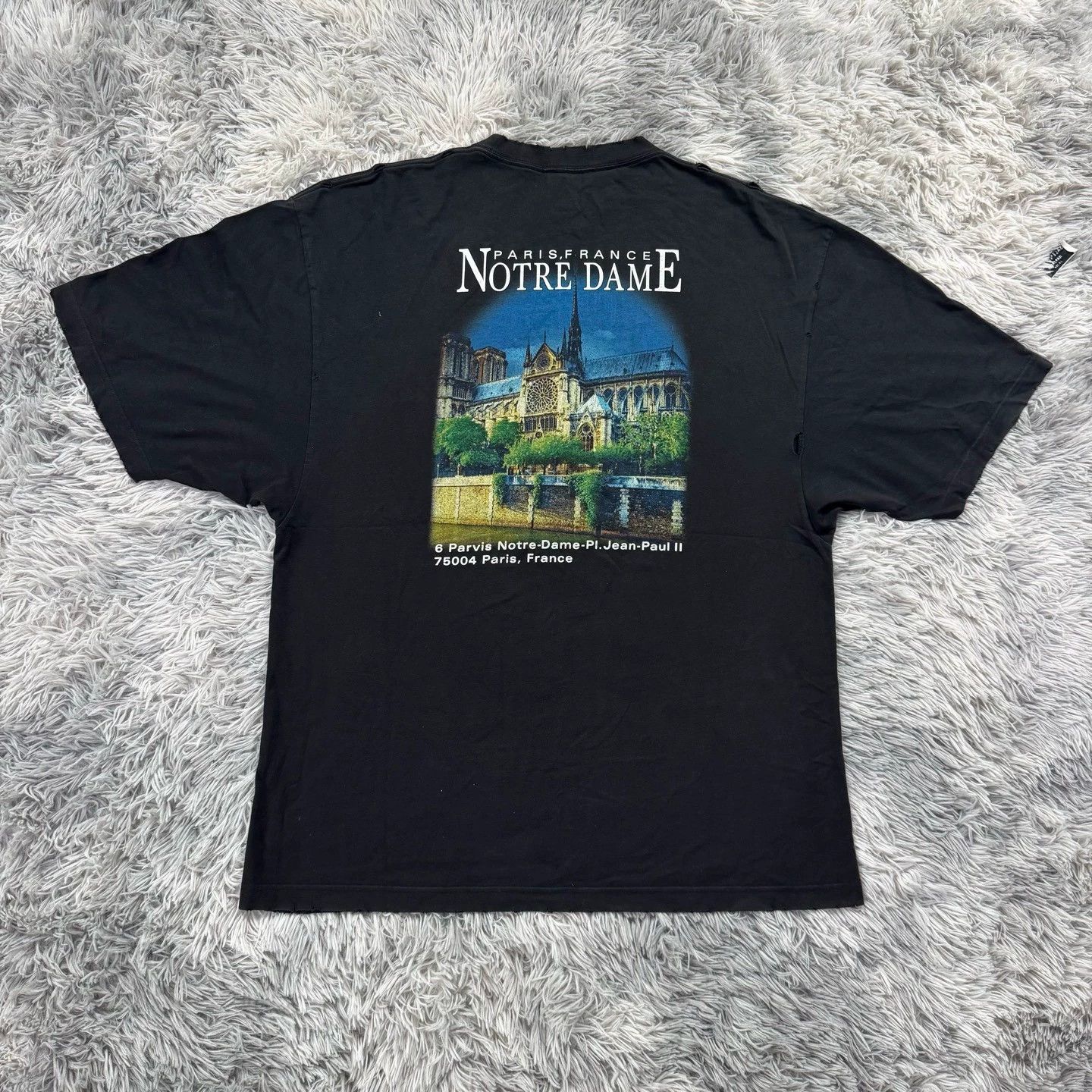 Balenciaga Balenciaga Castle Print Short Sleeve T-Shirt - dmc Size US S / EU 44-46 / 1 - 2 Thumbnail
