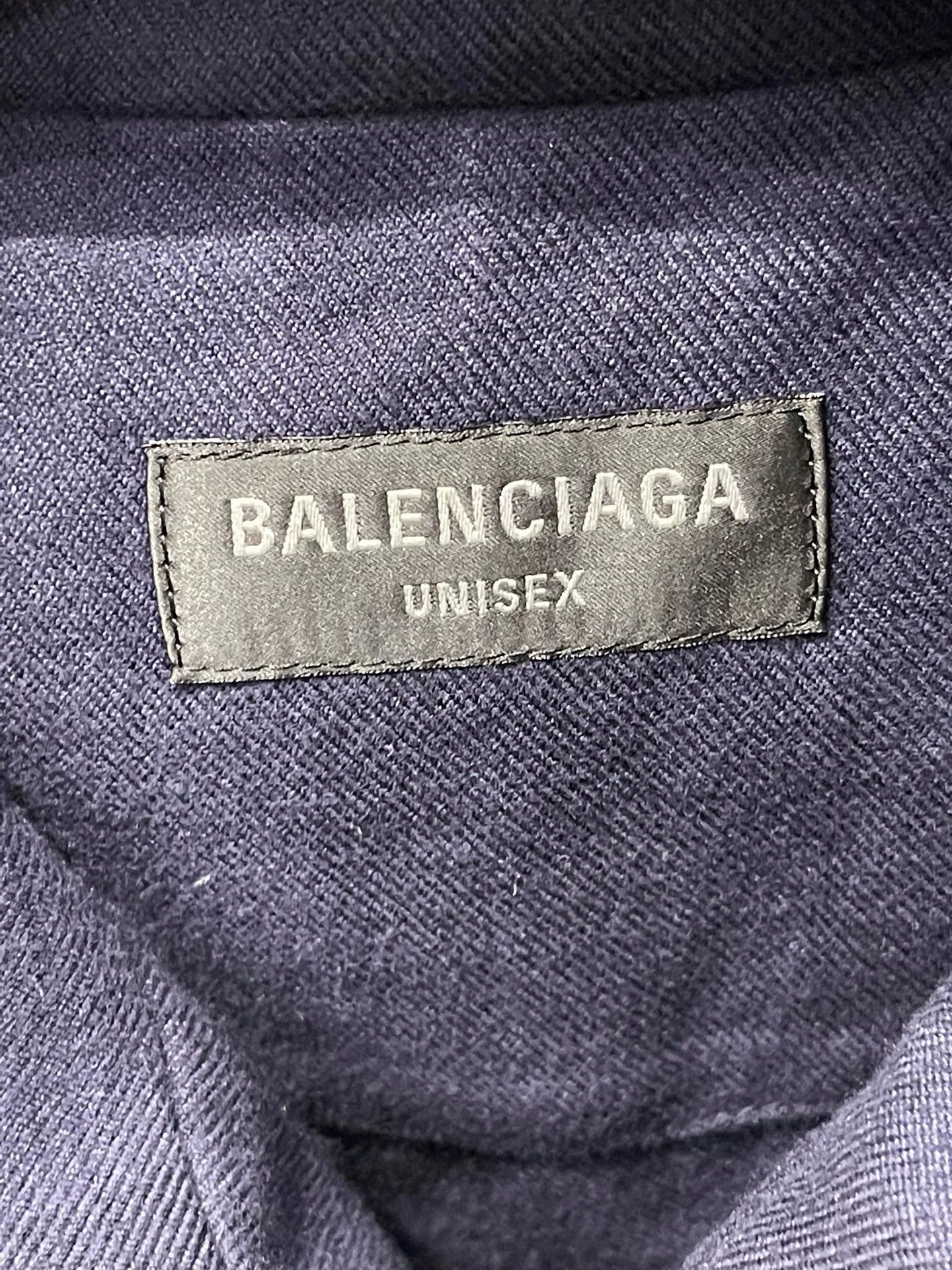 Balenciaga Balenciaga Denim Layered Jacket - dmc Size US S / EU 44-46 / 1 - 4 Thumbnail