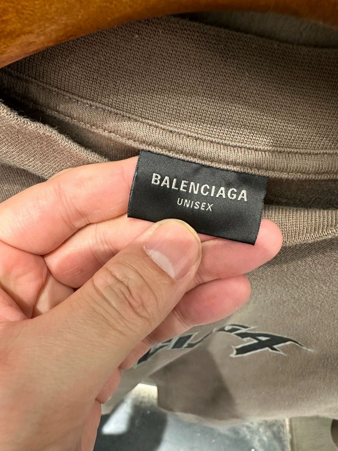 Balenciaga Balenciaga Brown Distressed Lightning Tee - dmc Size US L / EU 52-54 / 3 - 3 Thumbnail