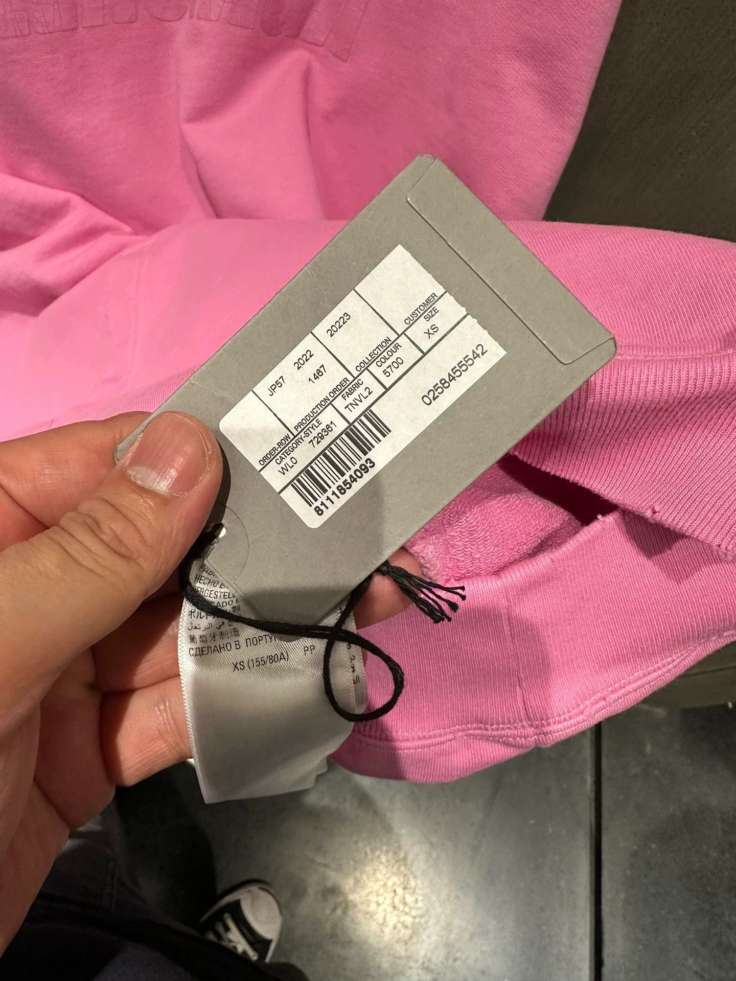 Balenciaga Balenciaga Pink Hoodie XS - dmc Size US XS / EU 42 / 0 - 6 Thumbnail