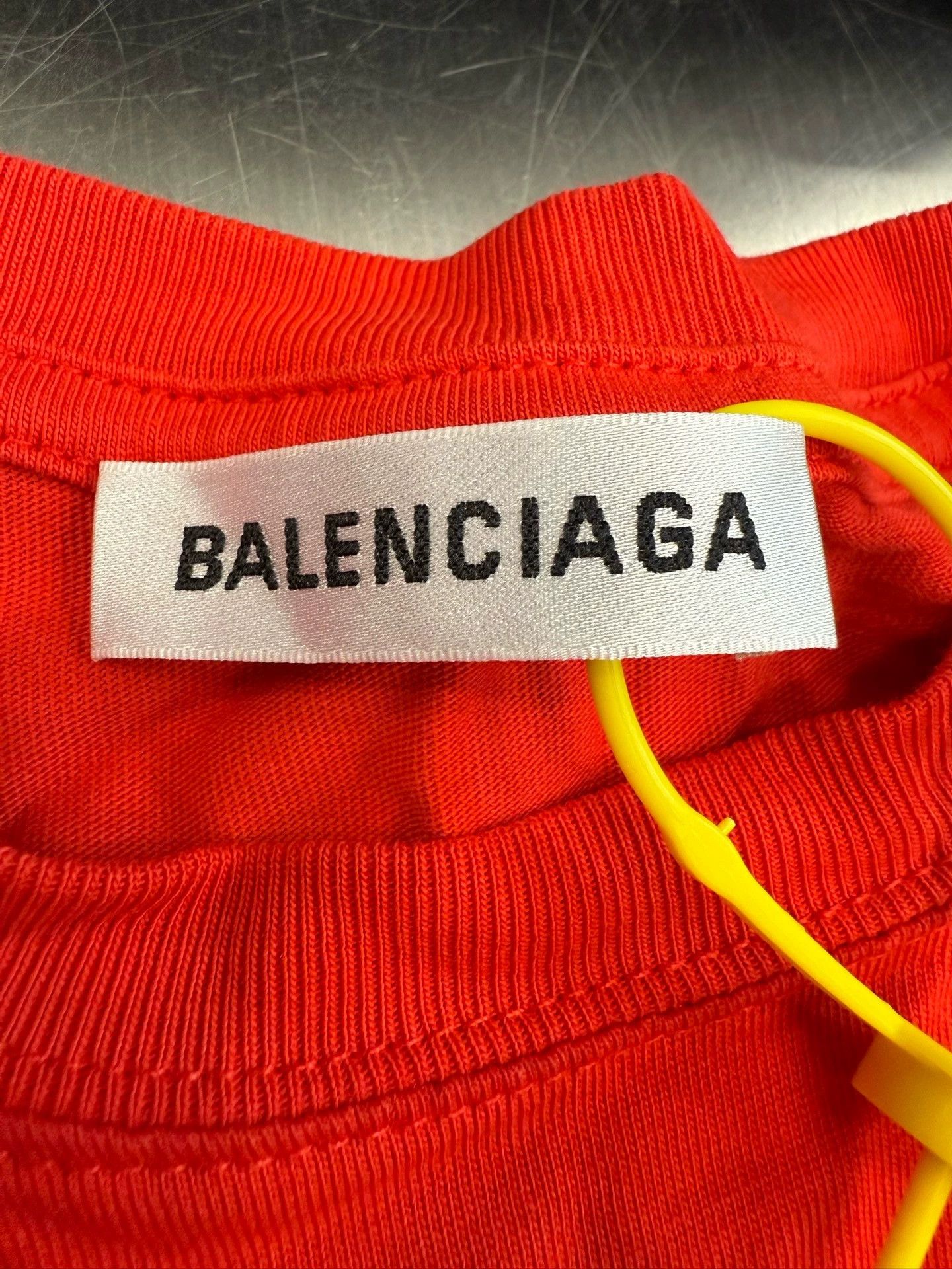 Balenciaga Balenciaga Coke Wave Embroidery Red T-shirt - dmc Size US S / EU 44-46 / 1 - 4 Thumbnail