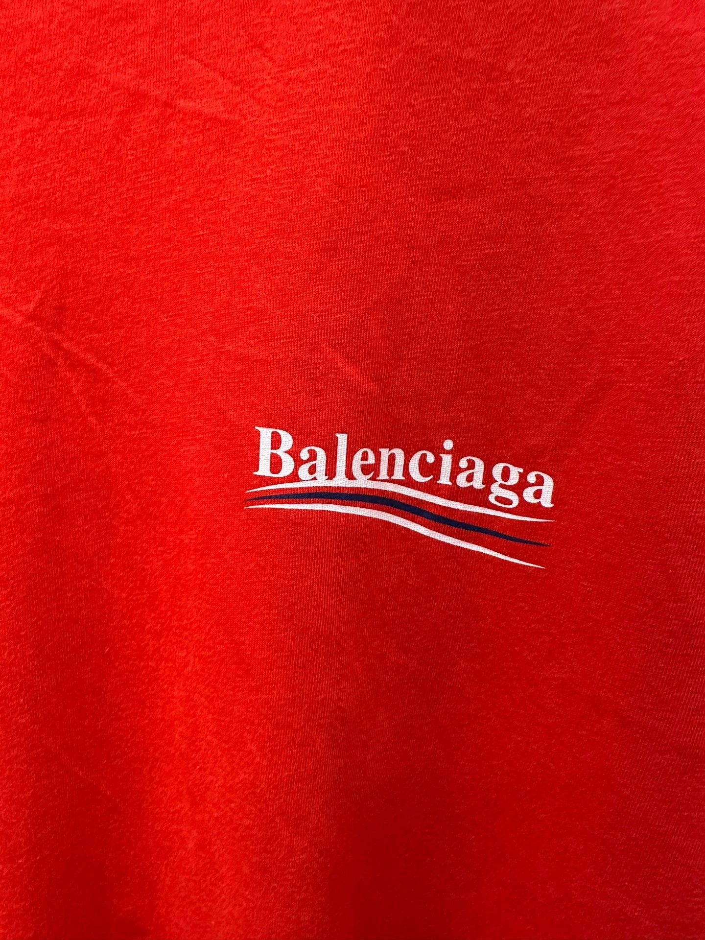 Balenciaga Balenciaga Coke Wave Embroidery Red T-shirt - dmc Size US S / EU 44-46 / 1 - 3 Thumbnail