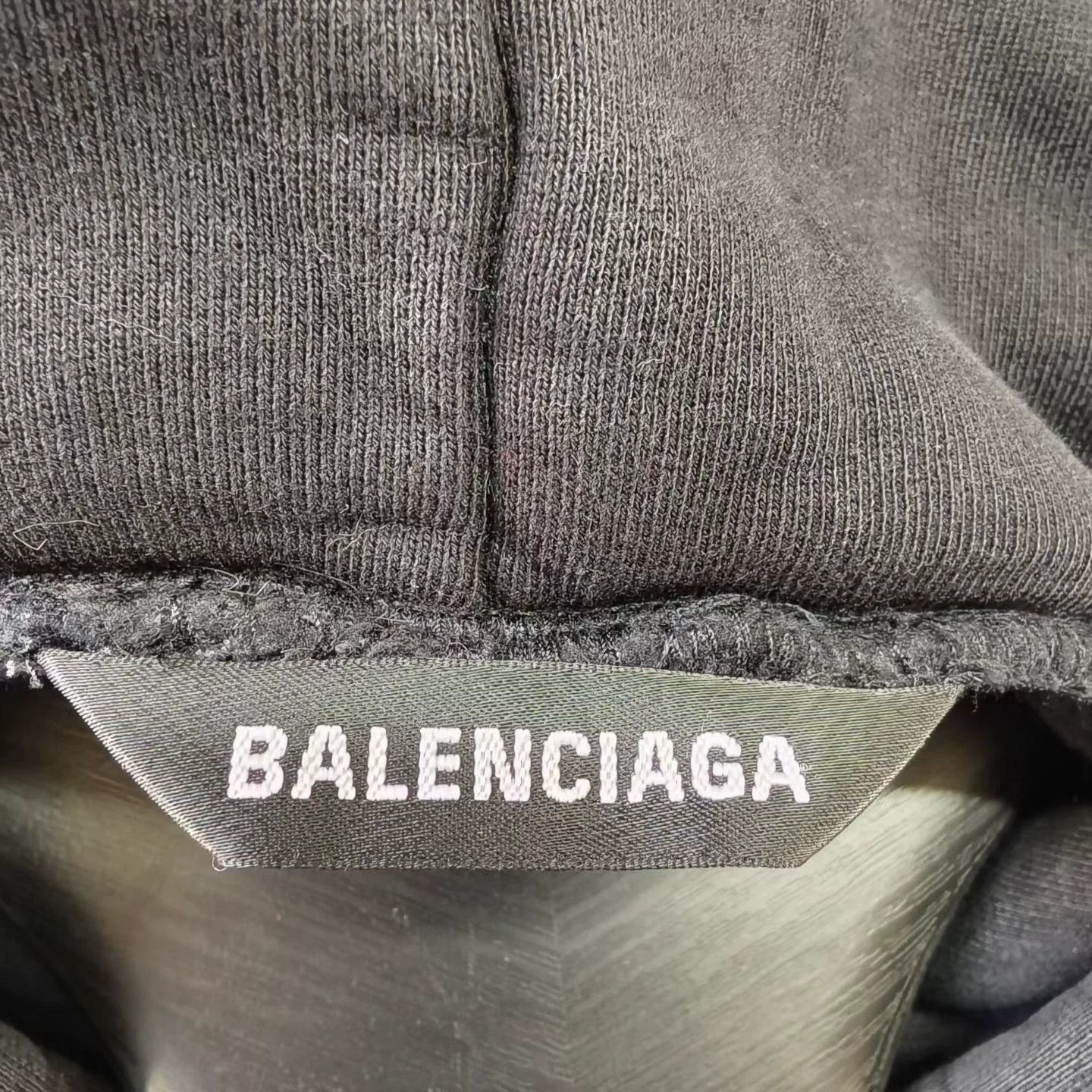 Balenciaga Balenciaga Black Alien Print Hoodie - dmc Size US S / EU 44-46 / 1 - 4 Thumbnail
