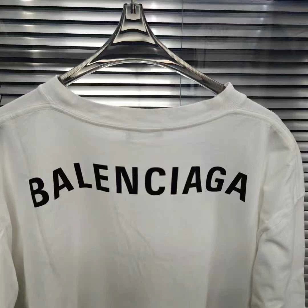 Balenciaga Balenciaga Back Logo Short Sleeve Tee - dmc Size US L / EU 52-54 / 3 - 2 Thumbnail