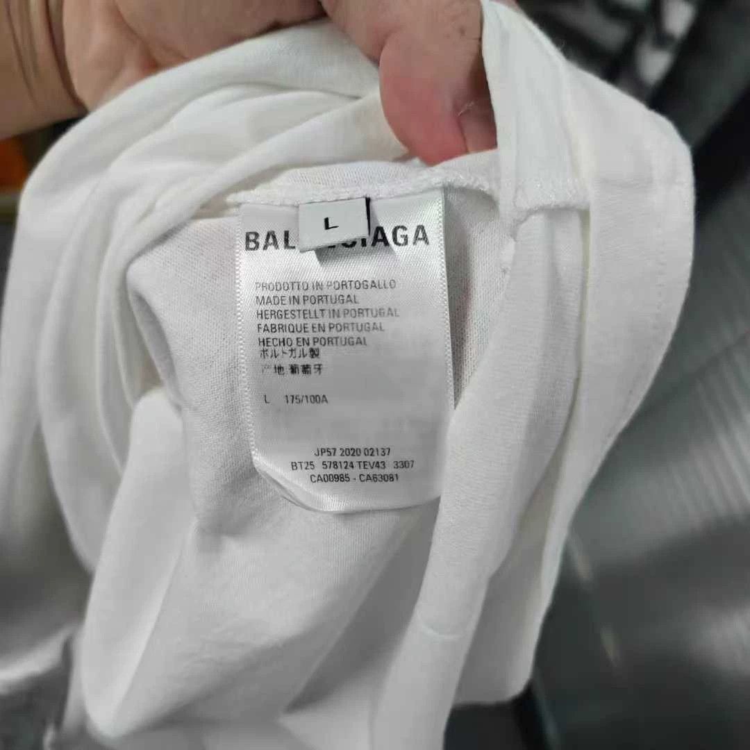 Balenciaga Balenciaga Back Logo Short Sleeve Tee - dmc Size US L / EU 52-54 / 3 - 6 Thumbnail
