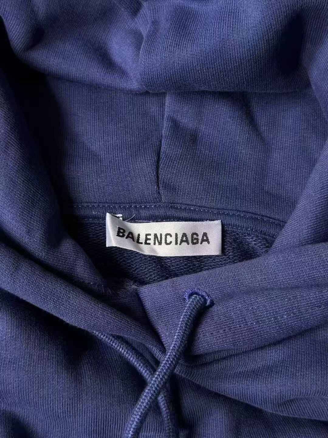 Balenciaga Balenciaga Blue Coke Hoodie XS - dmc Size US XS / EU 42 / 0 - 3 Thumbnail
