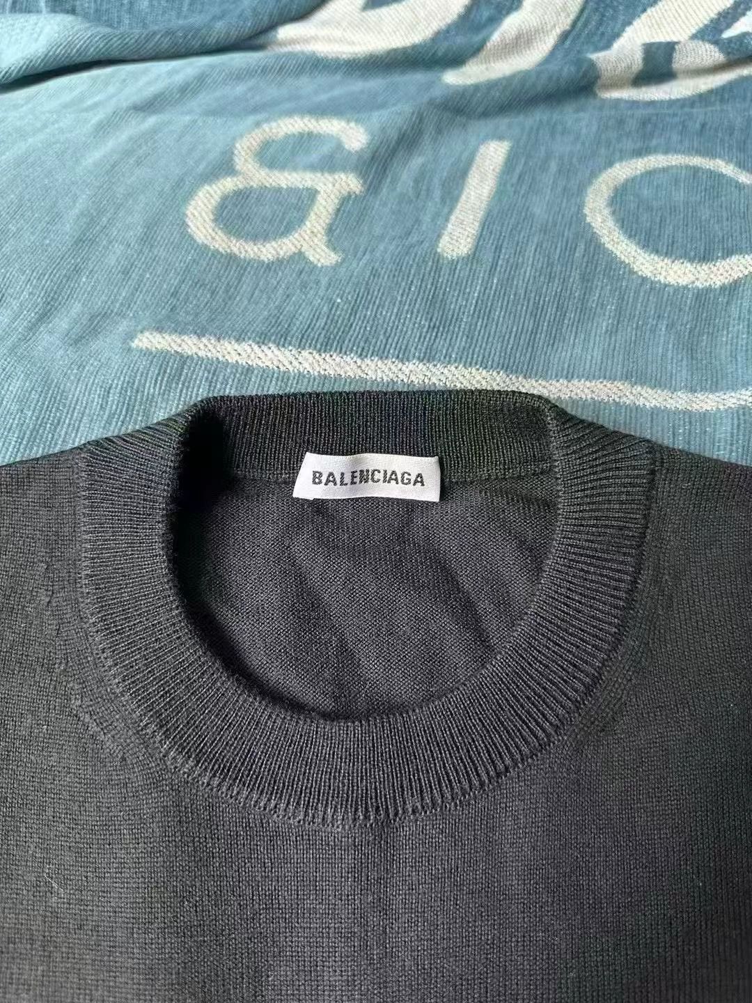 Balenciaga Balenciaga Crown Wheat Ear Sweater - dmc Size US XS / EU 42 / 0 - 2 Thumbnail
