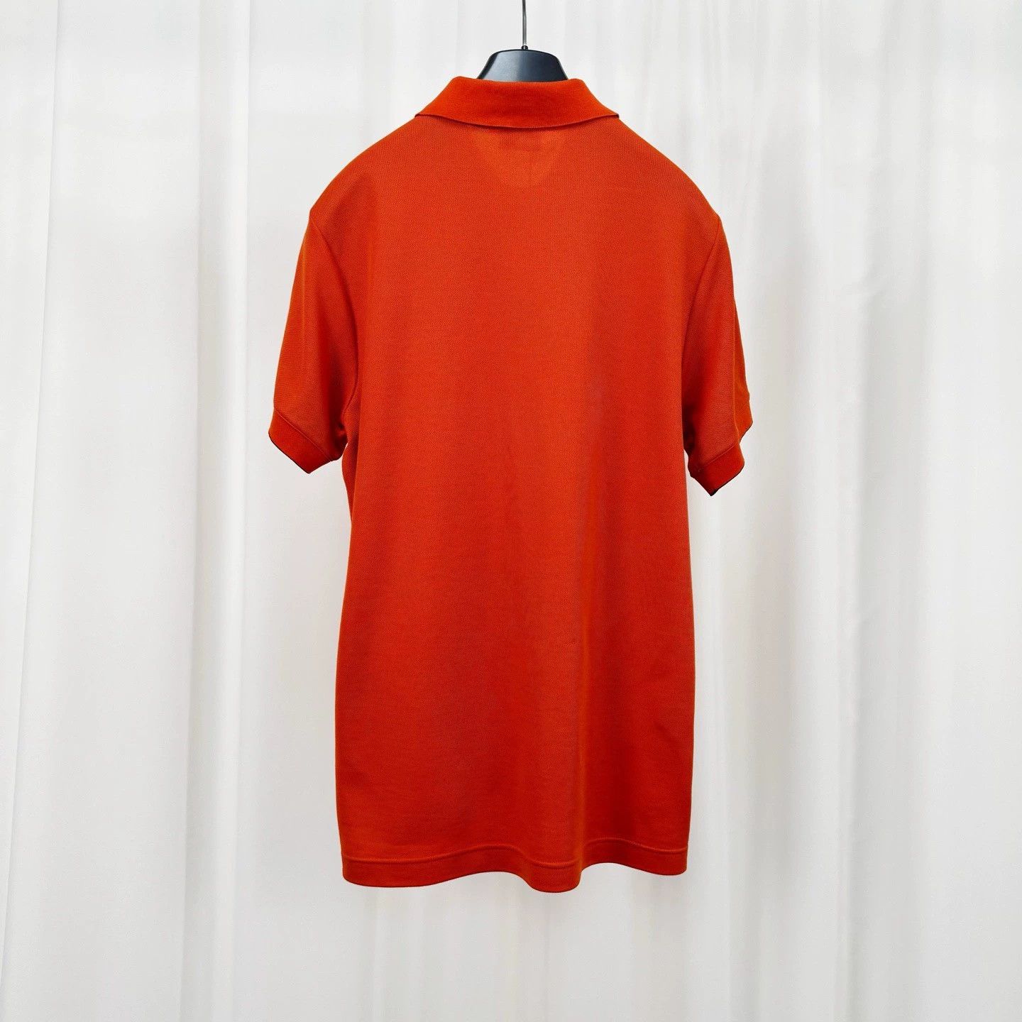 Hermes Hermes Orange Equestrian Polo Short Sleeve - dmc Size US M / EU 48-50 / 2 - 2 Thumbnail