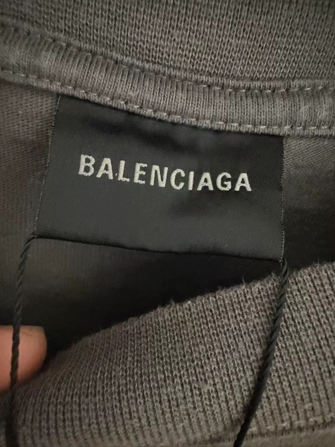 Balenciaga Balenciaga Coke Distressed Logo Gray Tee - dmc Size US M / EU 48-50 / 2 - 3 Thumbnail