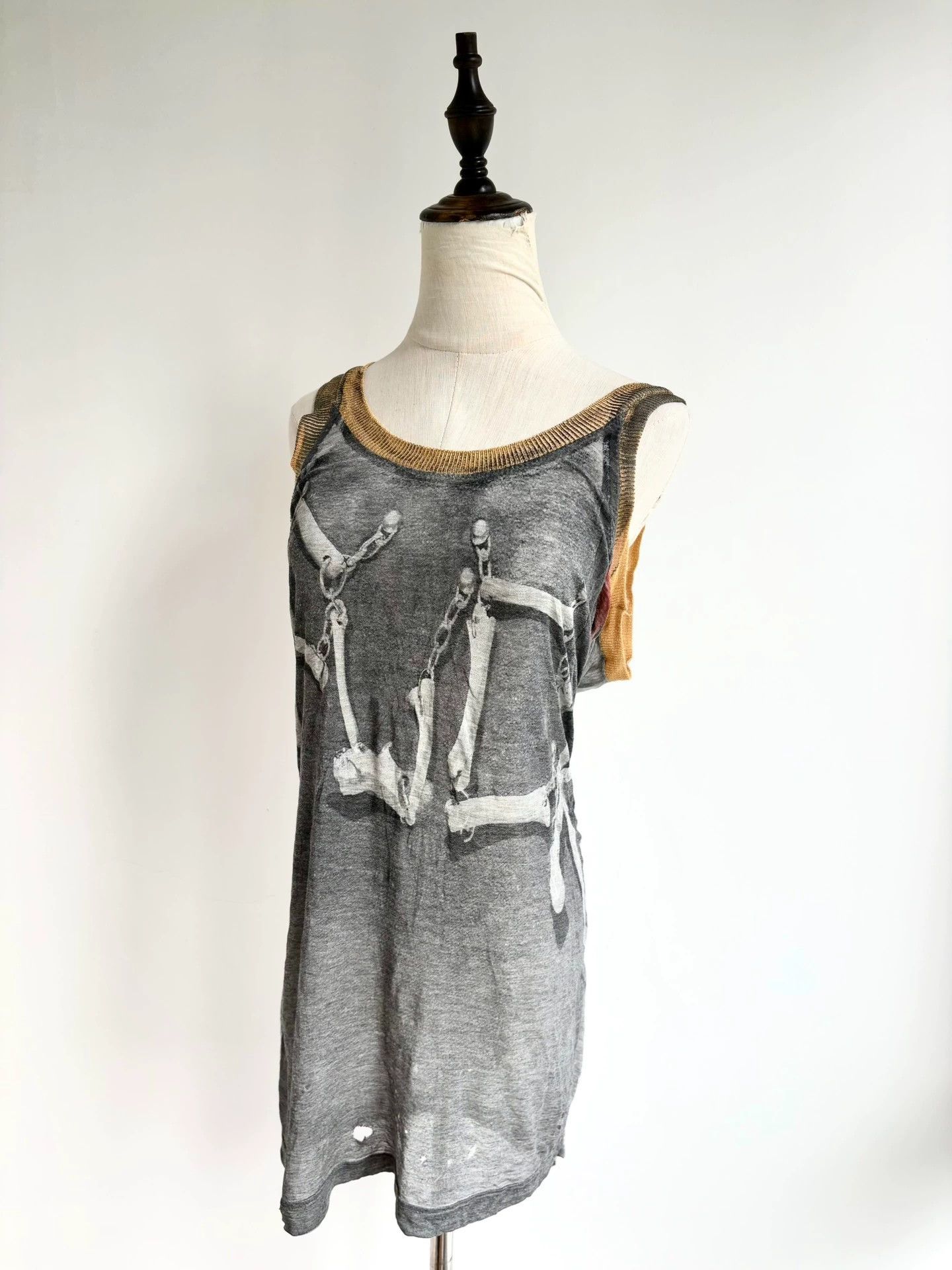 Vivienne Westwood Vivienne Westwood Archive Skeleton Chain Tank - dmc Size US S / EU 44-46 / 1 - 2 Thumbnail