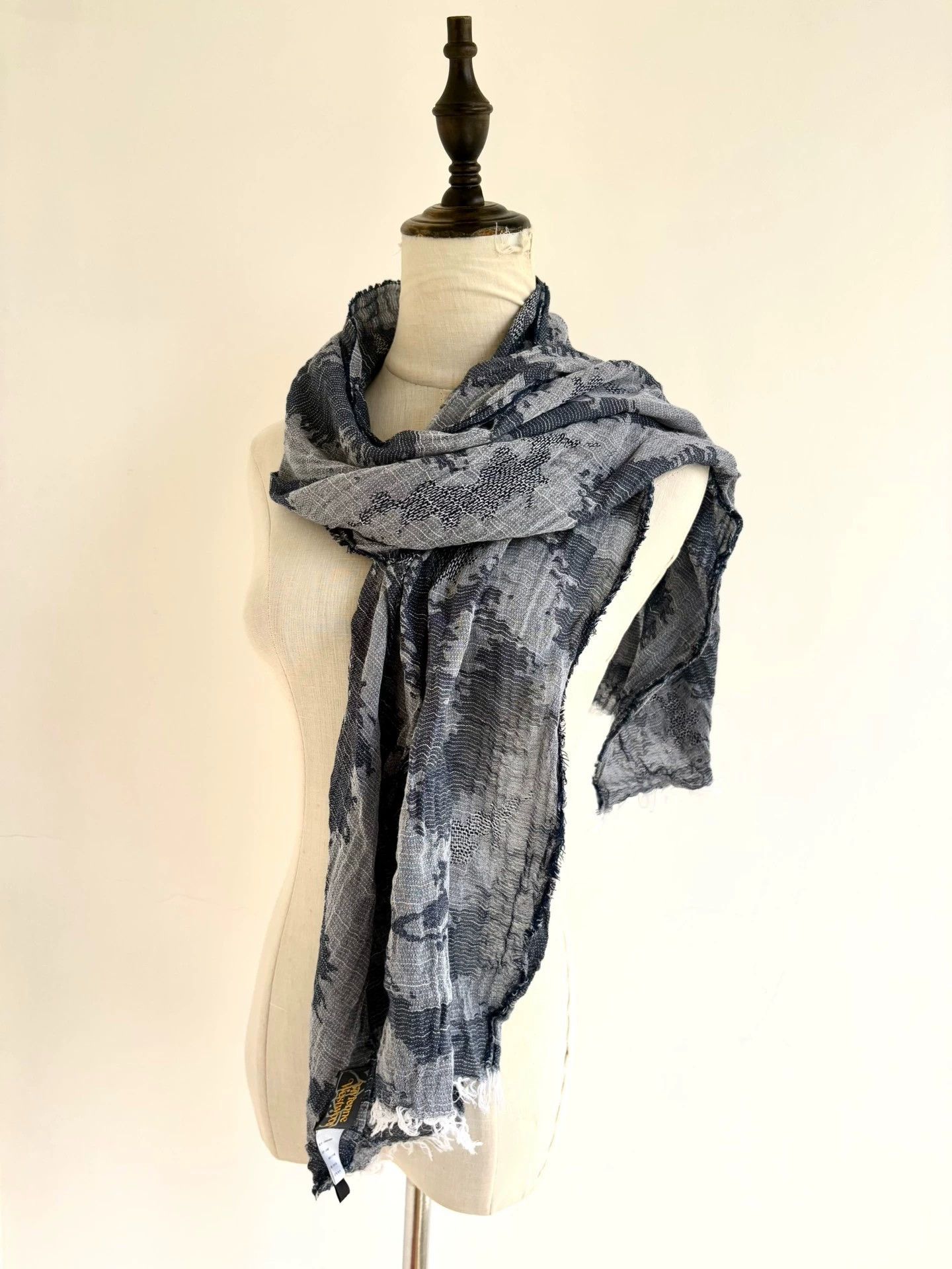 Vivienne Westwood Vivienne Westwood Blue Pirate Scarf - dmc Size ONE SIZE - 6 Thumbnail