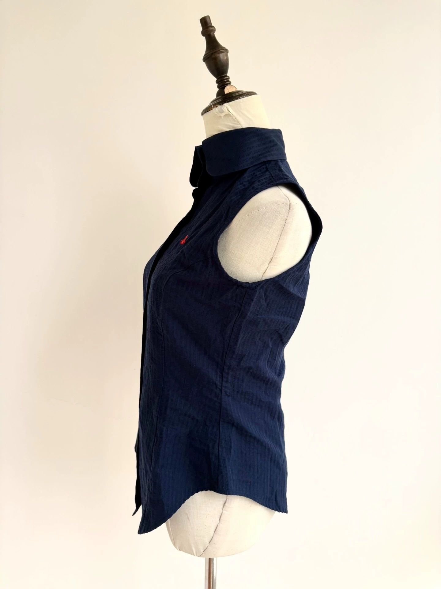 Vivienne Westwood Vivienne Westwood Blue Stripe Sleeveless Top - dmc Size US S / EU 44-46 / 1 - 3 Thumbnail