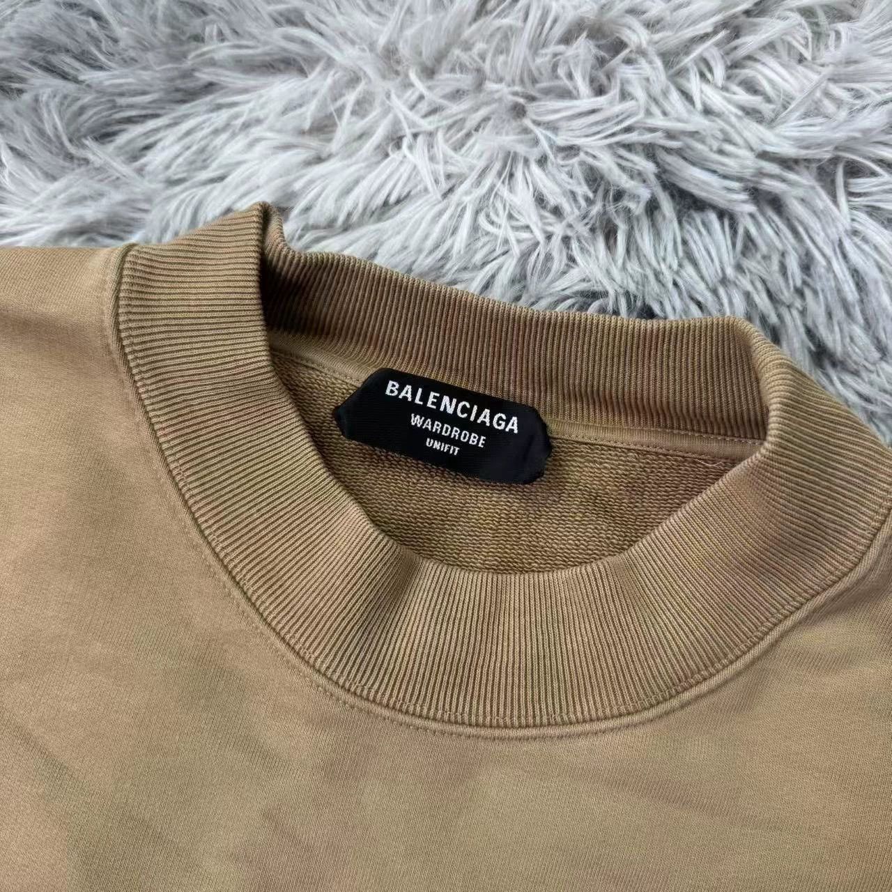 Balenciaga Balenciaga Small Logo Embroidered Sweatshirt - dmc Size US M / EU 48-50 / 2 - 2 Thumbnail