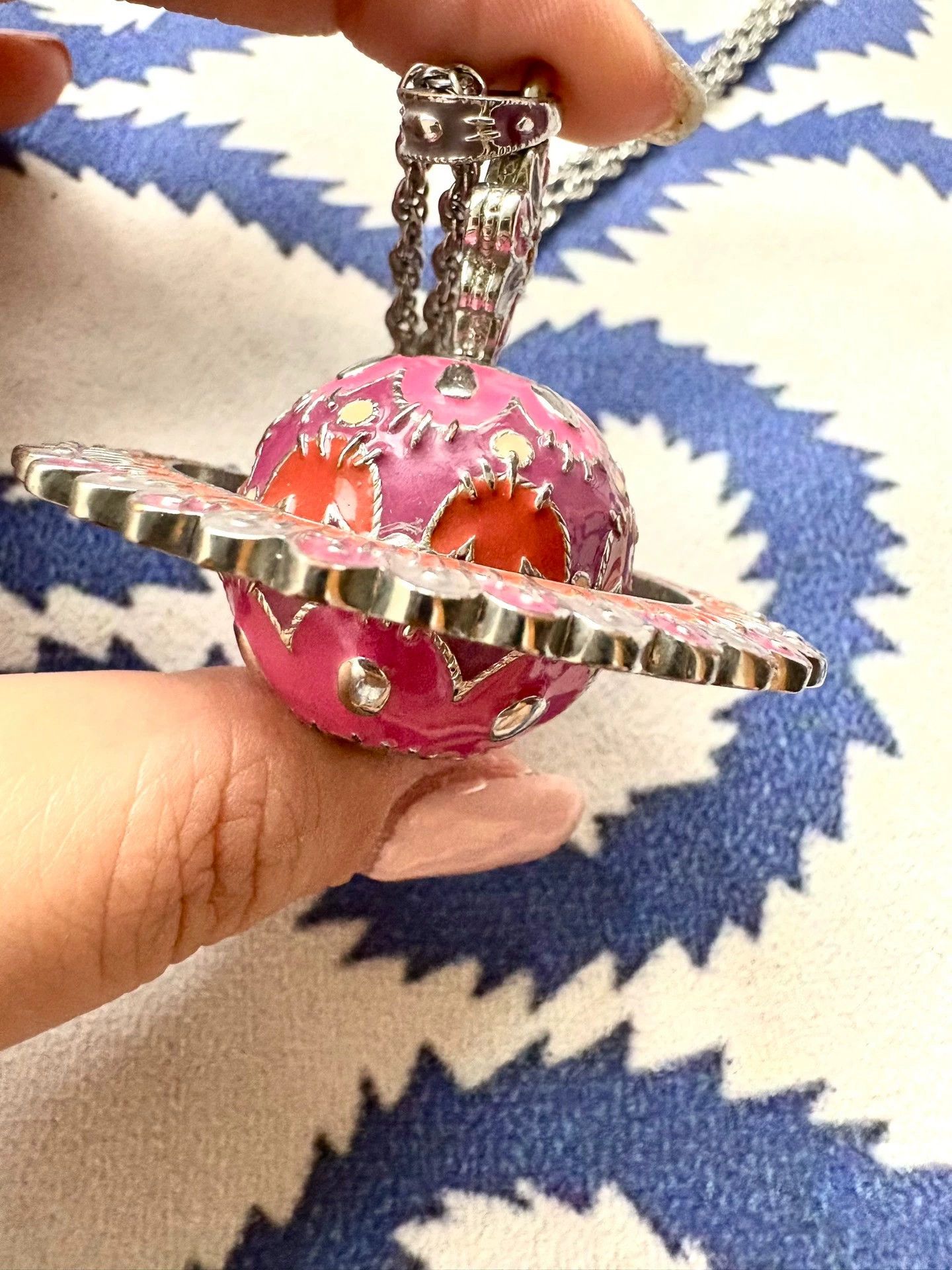 Vivienne Westwood Vivienne Westwood Pink Orb Pendant Necklace - dmc Size ONE SIZE - 7 Thumbnail
