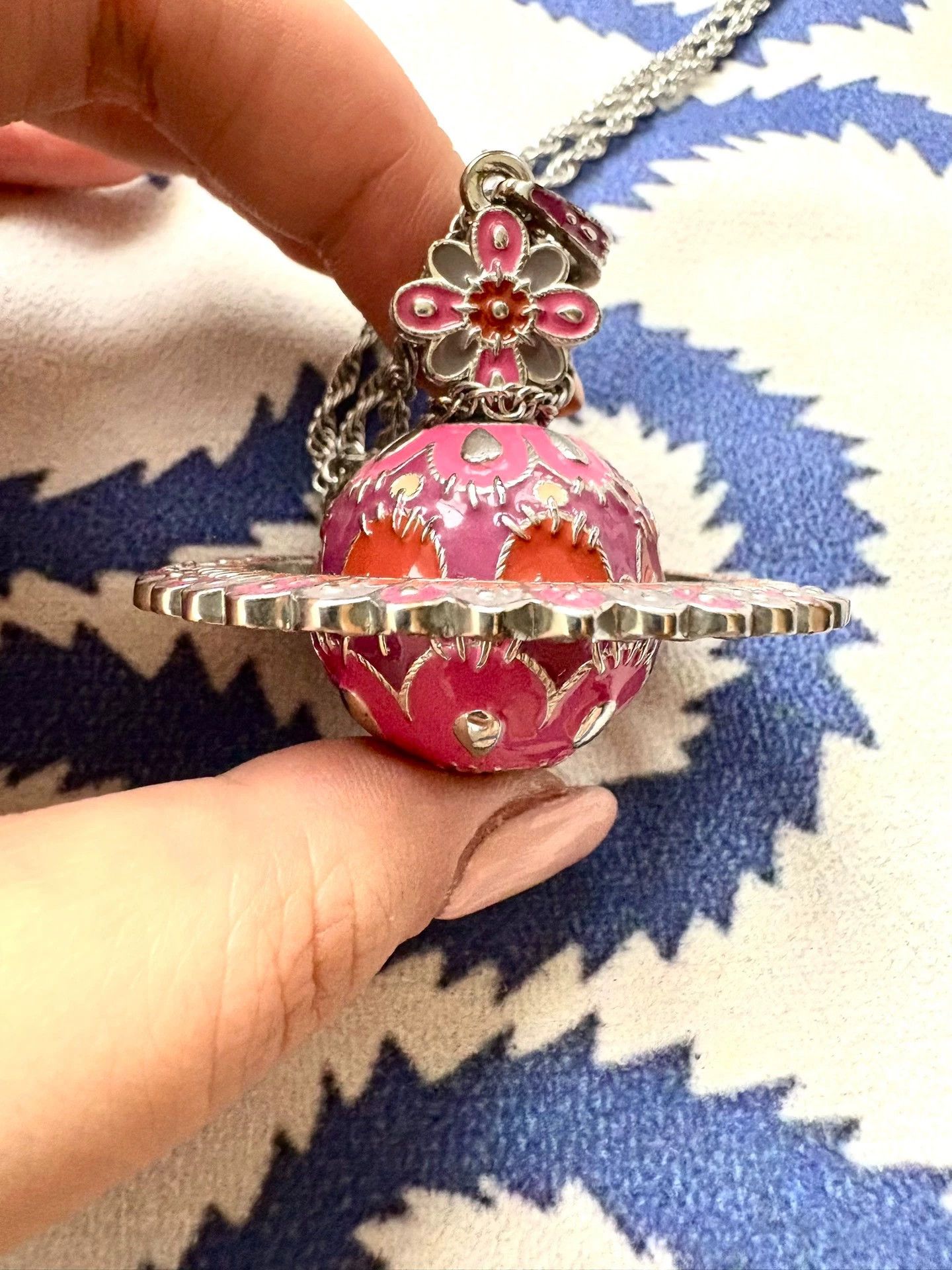 Vivienne Westwood Vivienne Westwood Pink Orb Pendant Necklace - dmc Size ONE SIZE - 8 Thumbnail