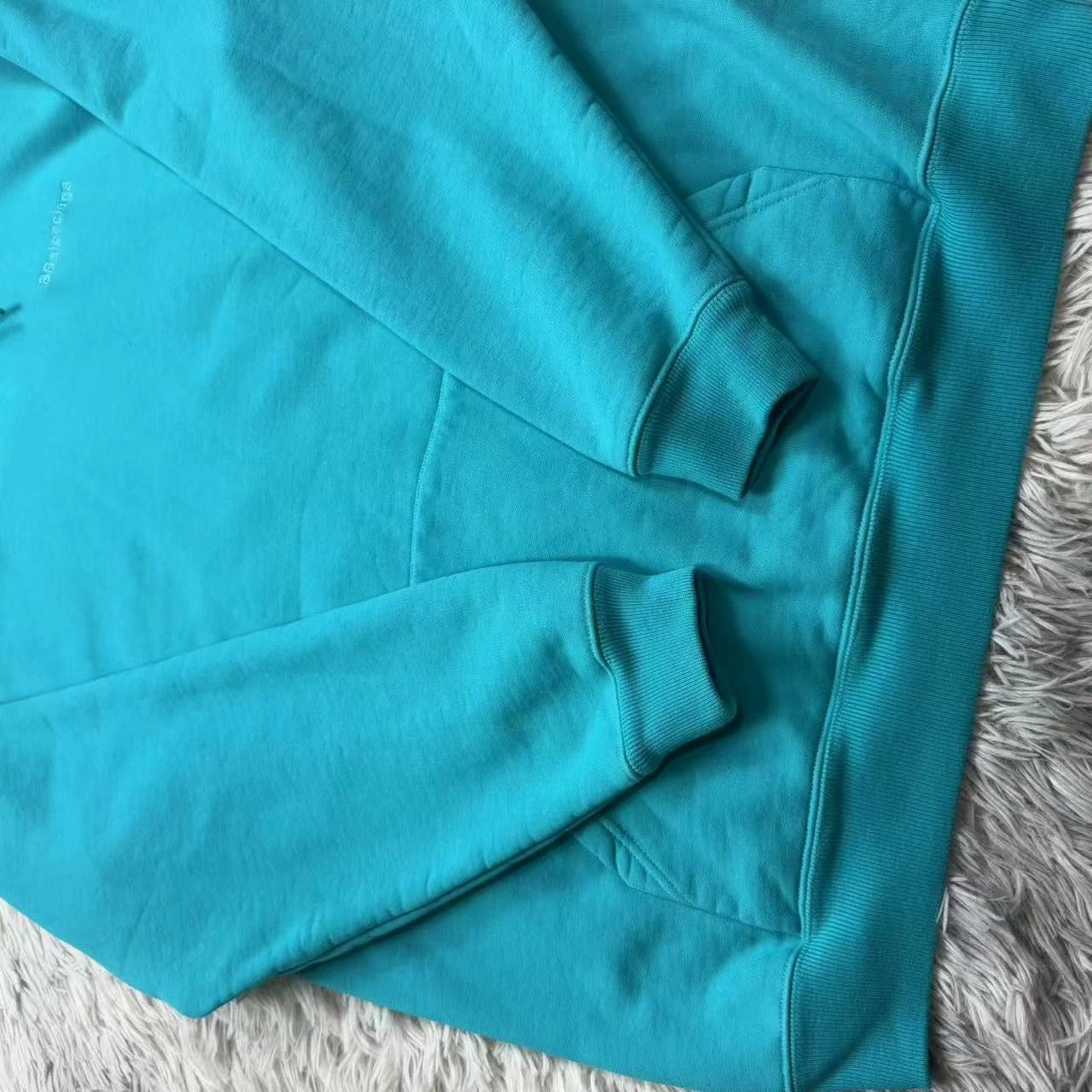 Balenciaga Balenciaga Embroidered Blue Sweatshirt - dmc Size US XS / EU 42 / 0 - 3 Thumbnail