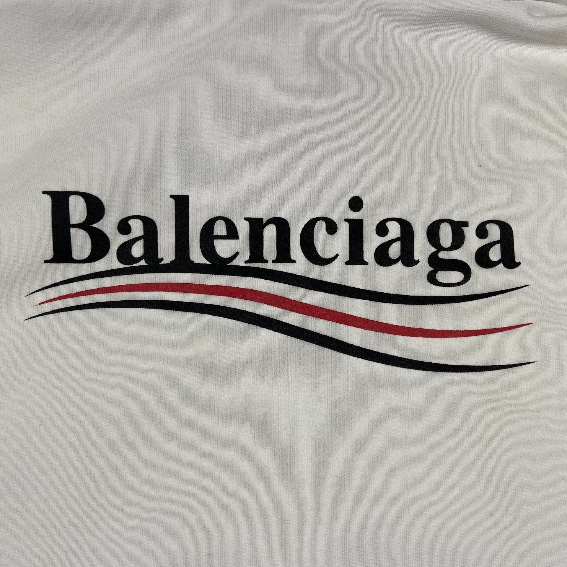 Balenciaga Balenciaga White Wave Coke Logo Hoodie - dmc Size US M / EU 48-50 / 2 - 3 Thumbnail