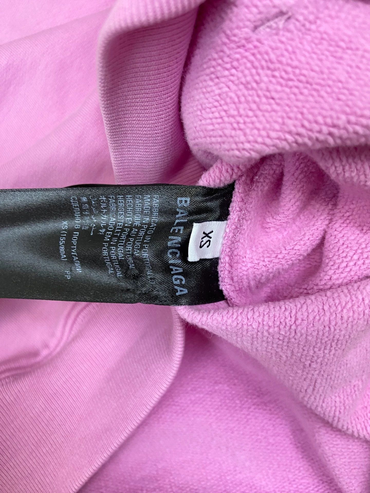 Balenciaga Balenciaga Pink Reverse Logo Hoodie - dmc Size US XS / EU 42 / 0 - 4 Thumbnail