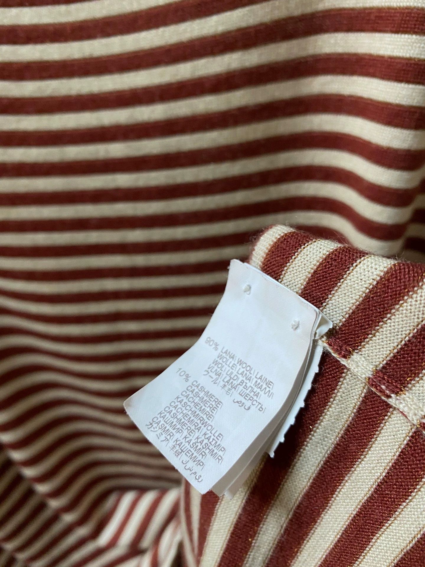Brunello Cucinelli Brunello Cucinelli Striped Women's Top - dmc Size US M / EU 48-50 / 2 - 3 Thumbnail