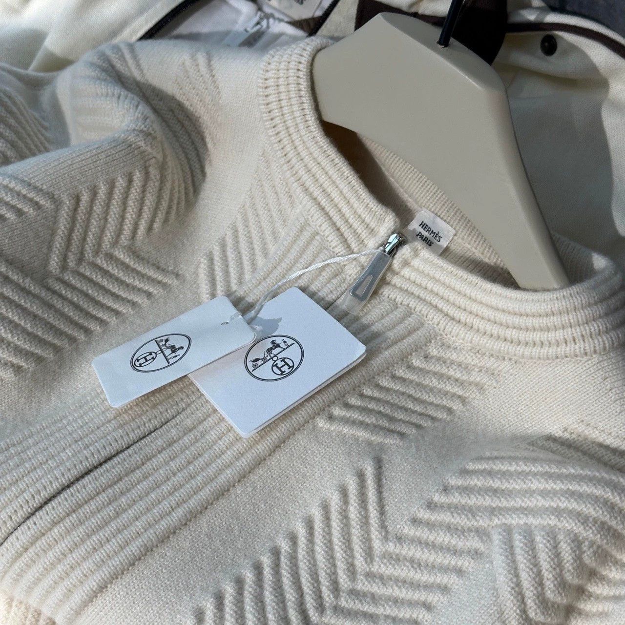 Hermes Hermes Ivory Wool Cloak Coat Size 34 - dmc Size US S / EU 44-46 / 1 - 3 Thumbnail
