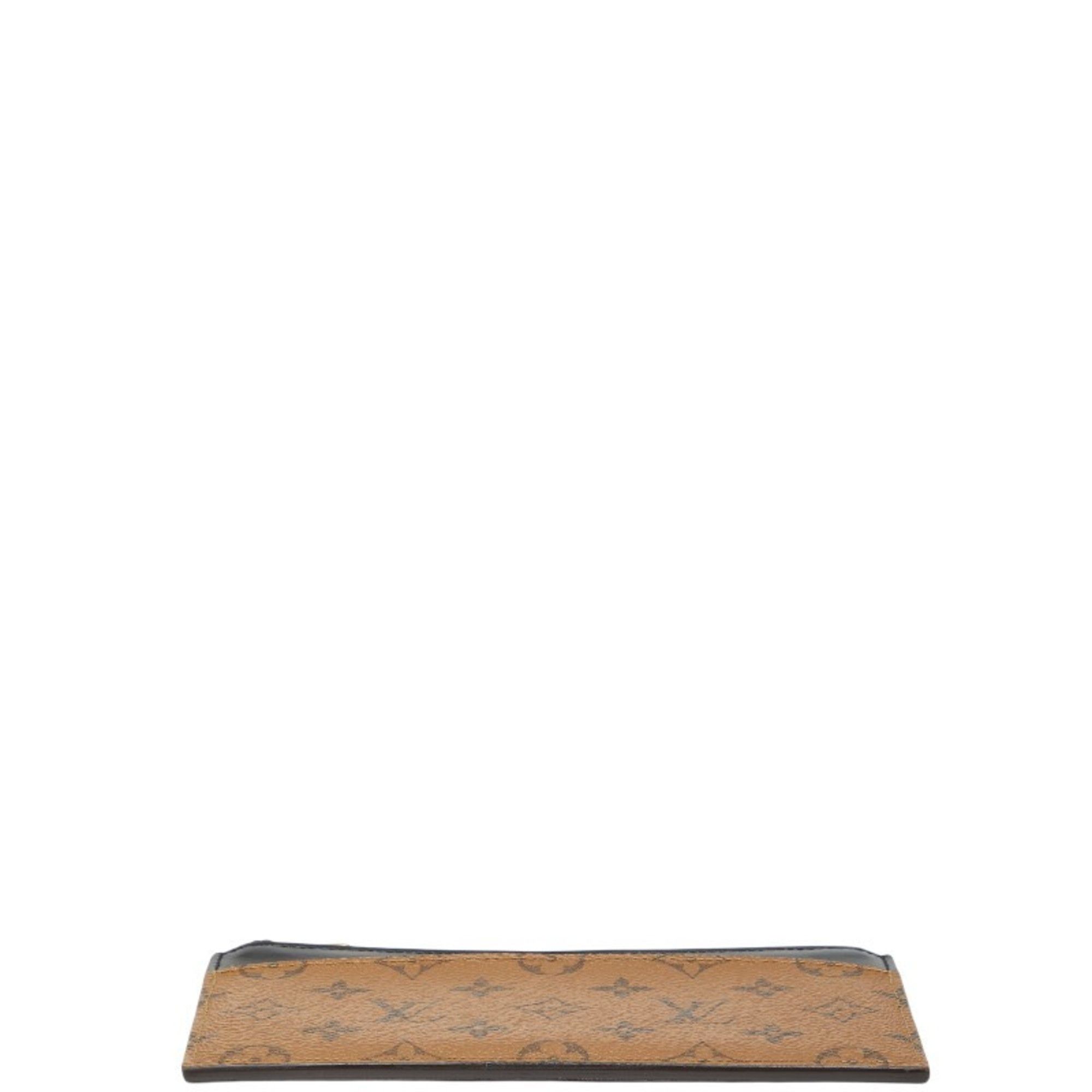 Louis Vuitton Louis Vuitton Monogram Reverse Slim Purse Long Wallet M80390 Brown and Black Leather Women's LOUIS VUITTON Size ONE SIZE - 3 Thumbnail